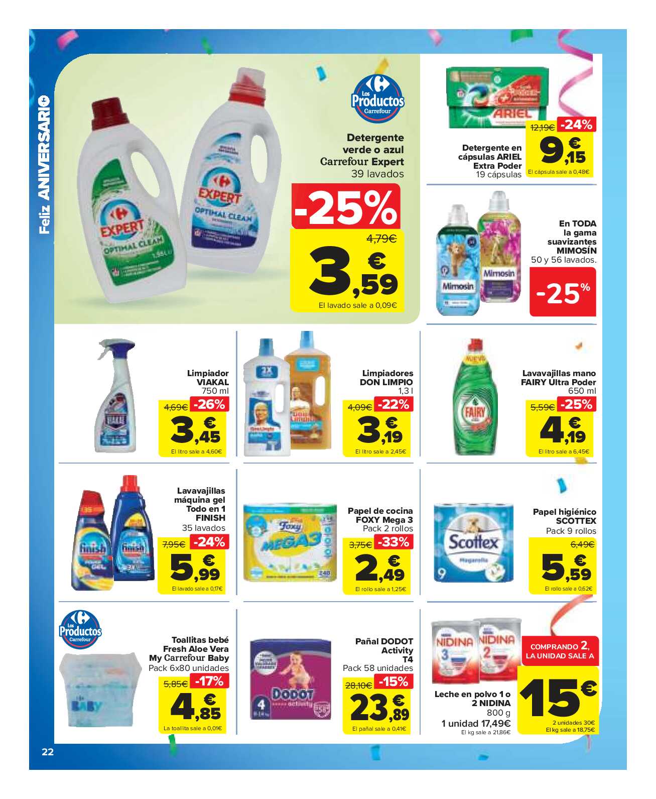 Ofertas quincenales Carrefour Market. Página 22