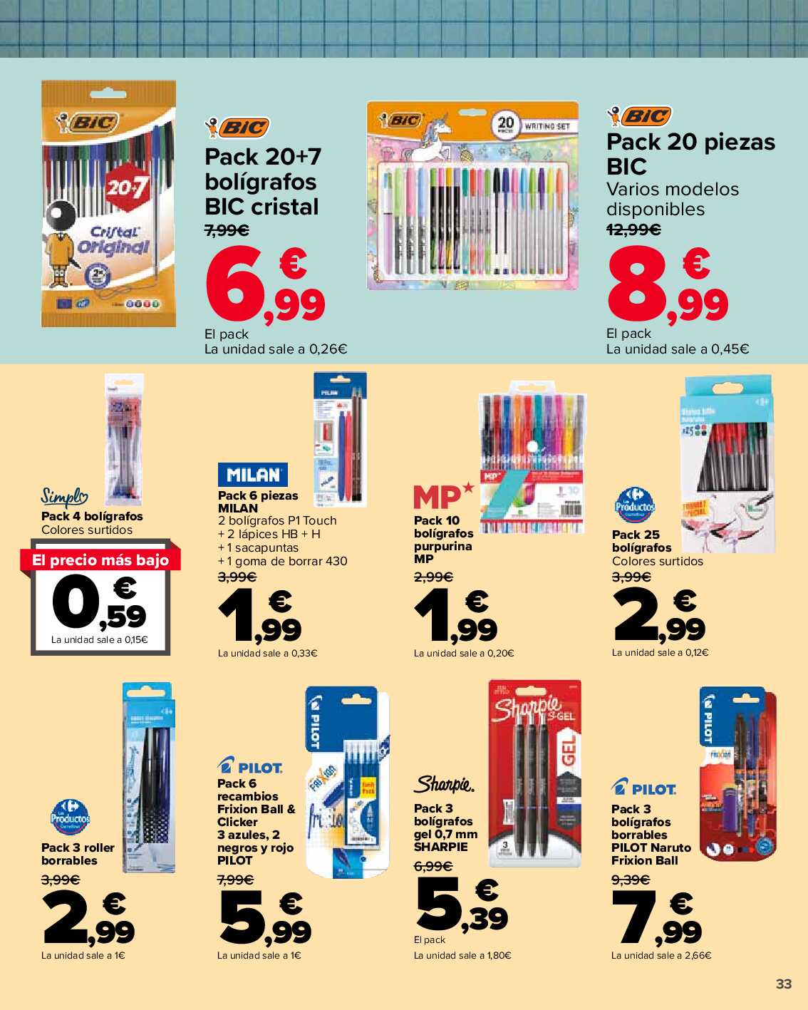 Vuelta al cole Carrefour. Página 33