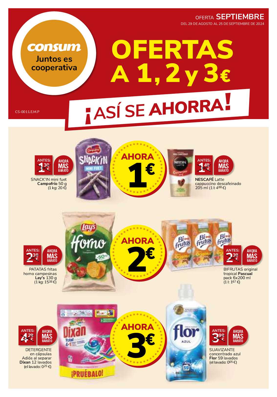 Ofertas septiembre Consum. Página 01