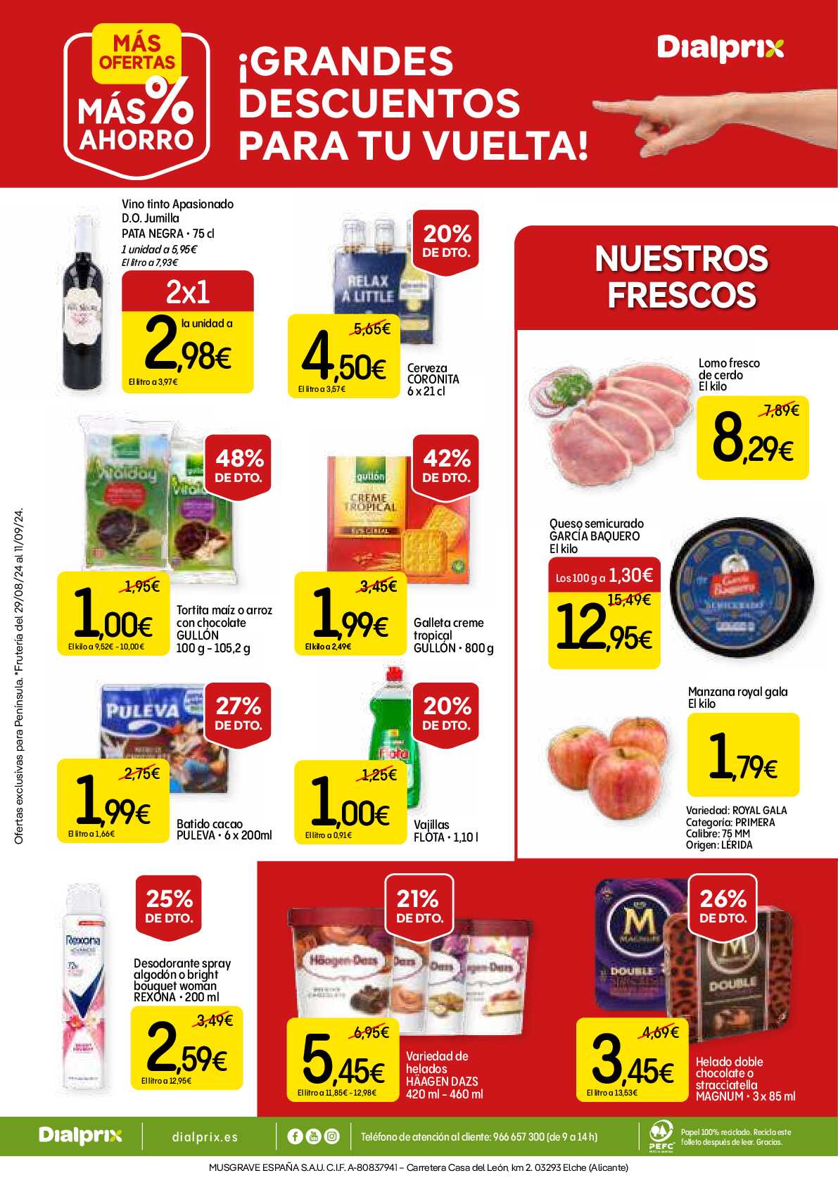 La vuelta con más ofertas Dialprix. Página 16