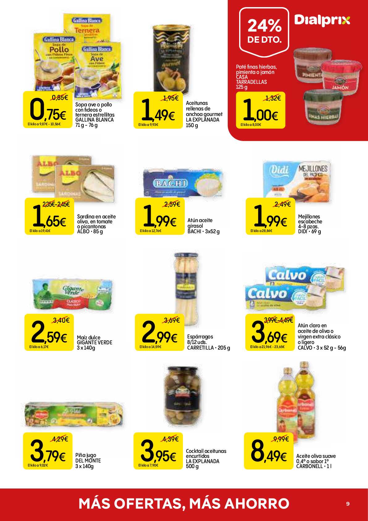 Ofertas supermercado Dialprix. Página 09