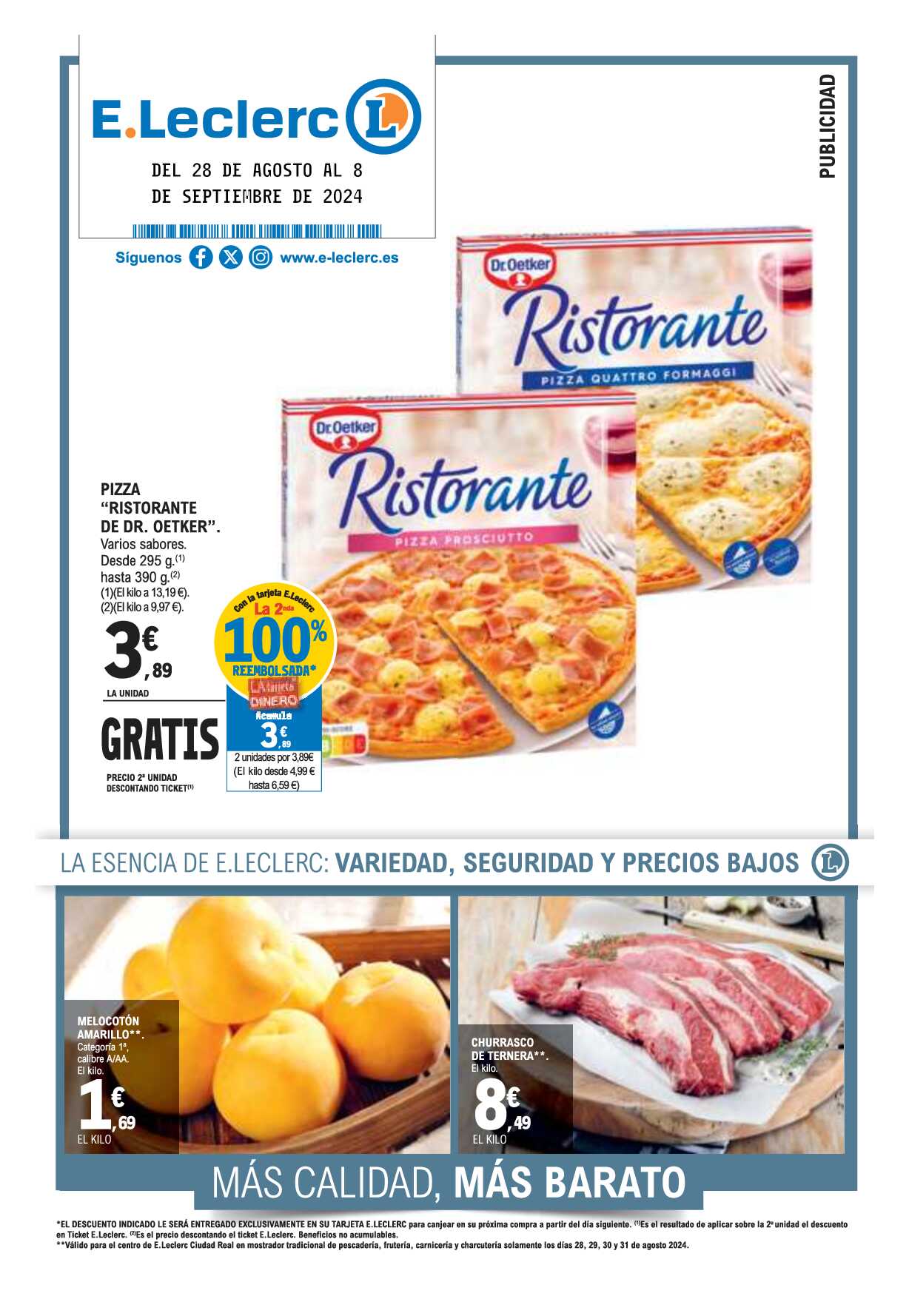 Ofertas supermercado E. Leclerc. Página 01