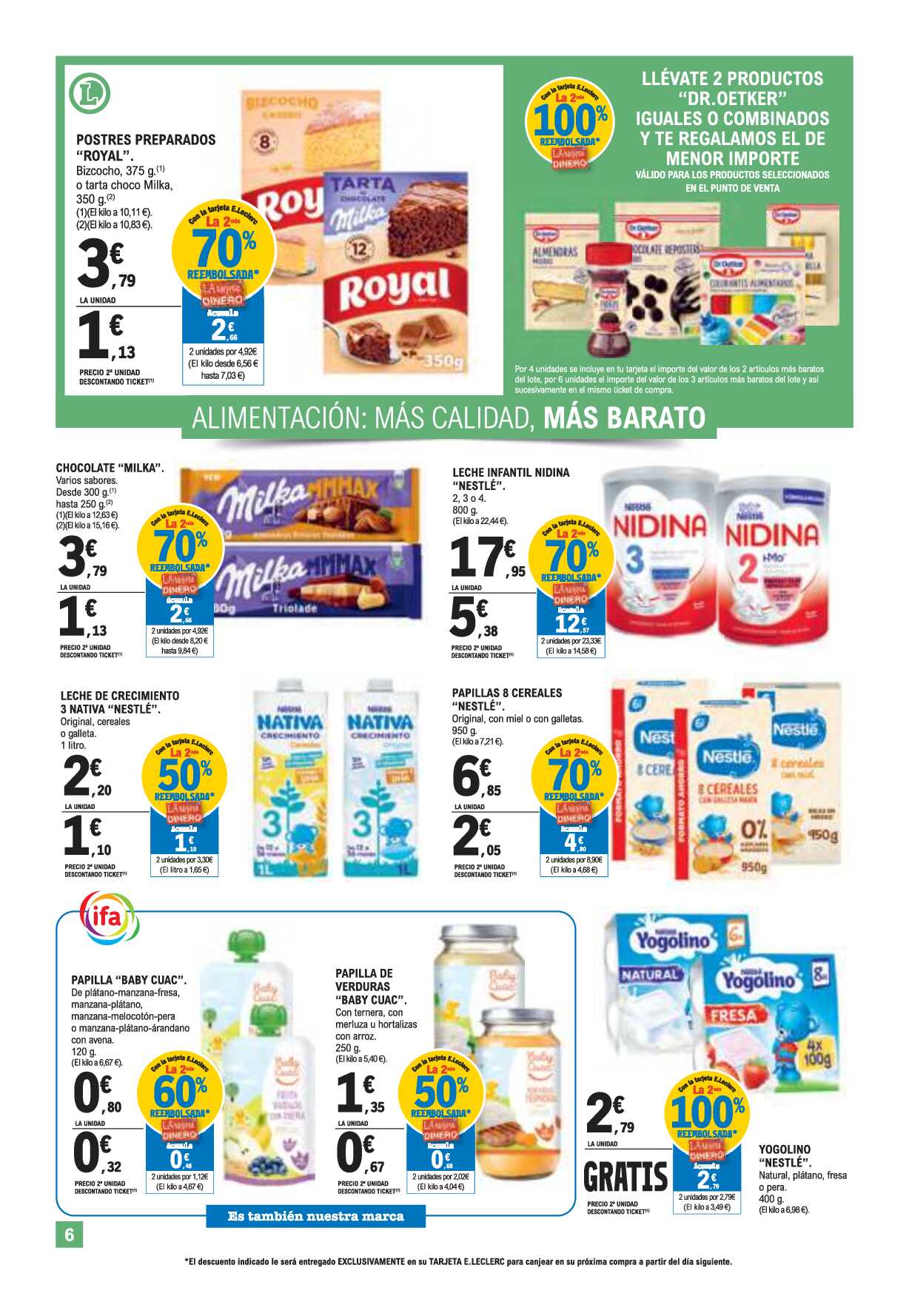 Ofertas supermercado E. Leclerc. Página 06