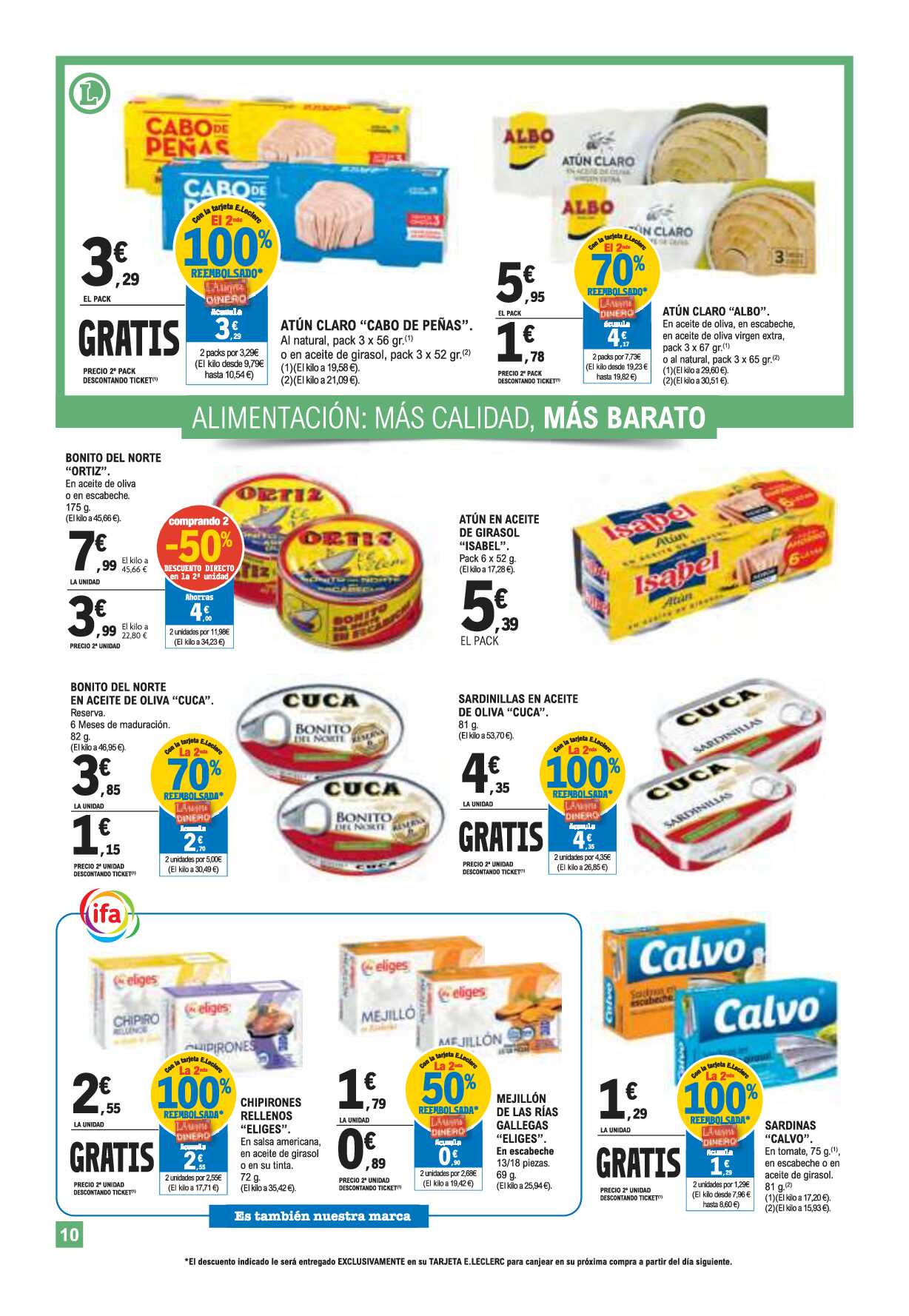 Ofertas supermercado E. Leclerc. Página 10