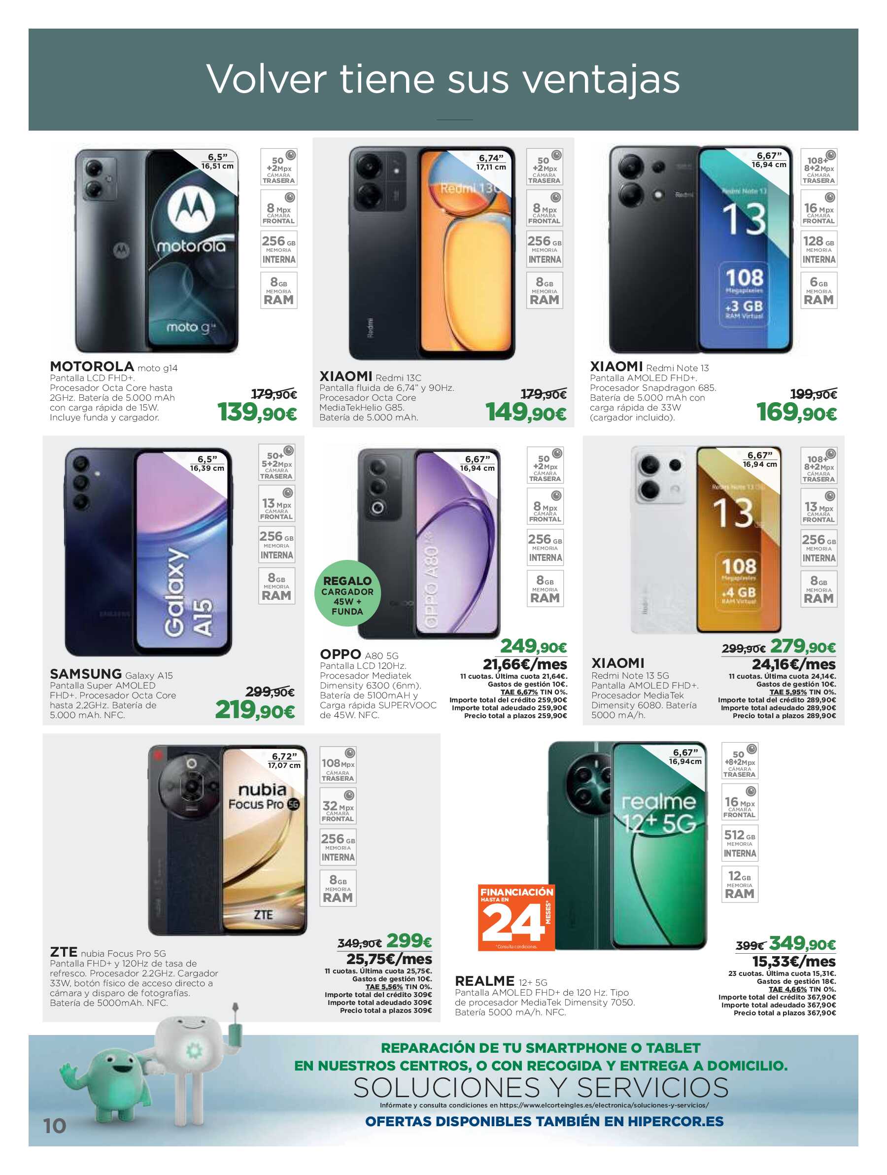 Los tecnoprecios El Corte Inglés. Página 10