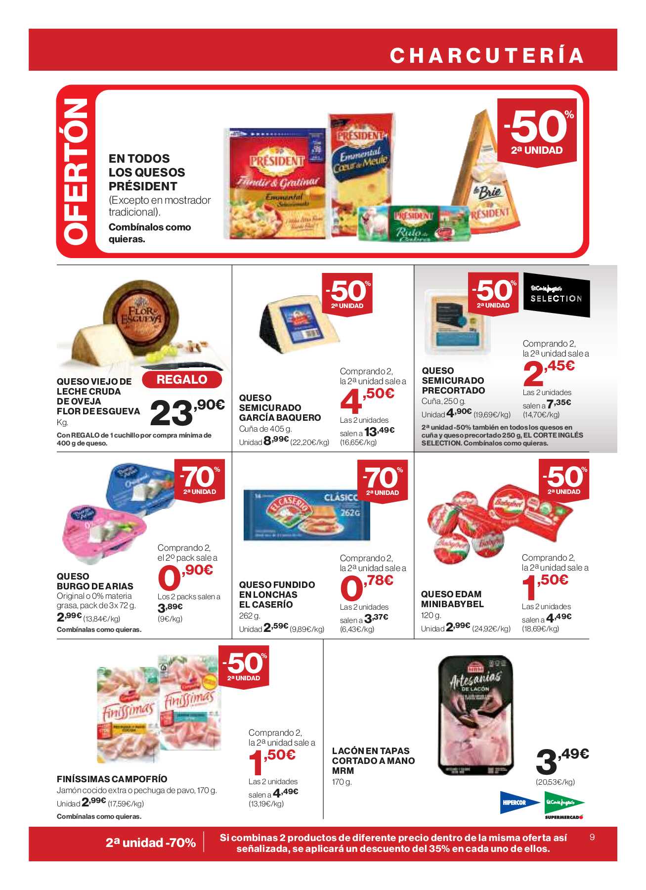 Segunda unidad a mitad de precio El Corte Inglés. Página 09