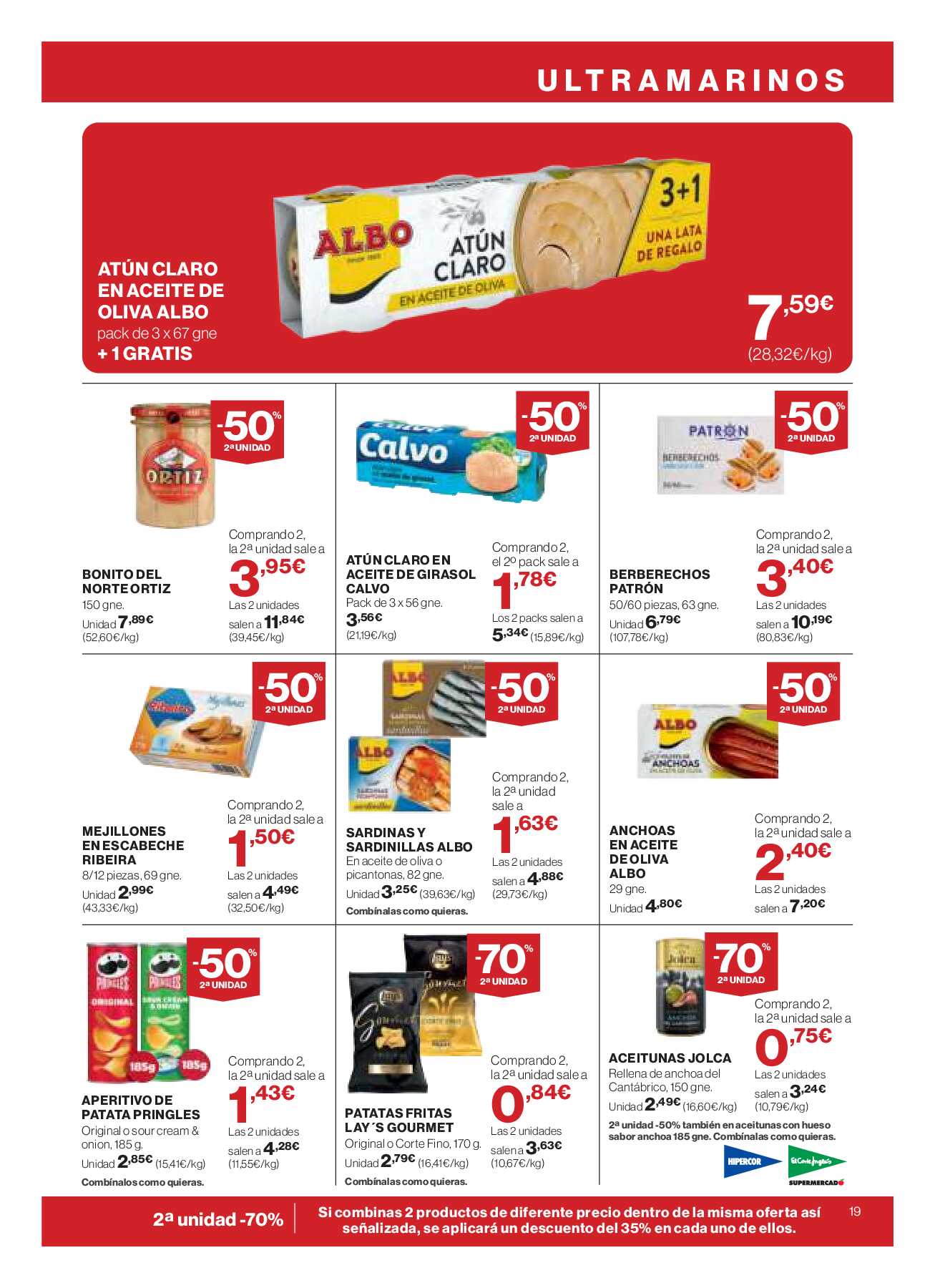 Segunda unidad a mitad de precio El Corte Inglés. Página 21