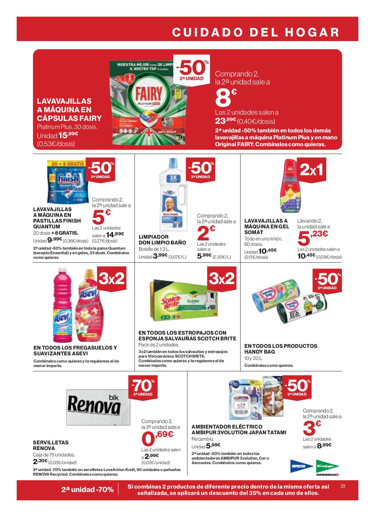 Segunda unidad a mitad de precio El Corte Inglés. Página 35