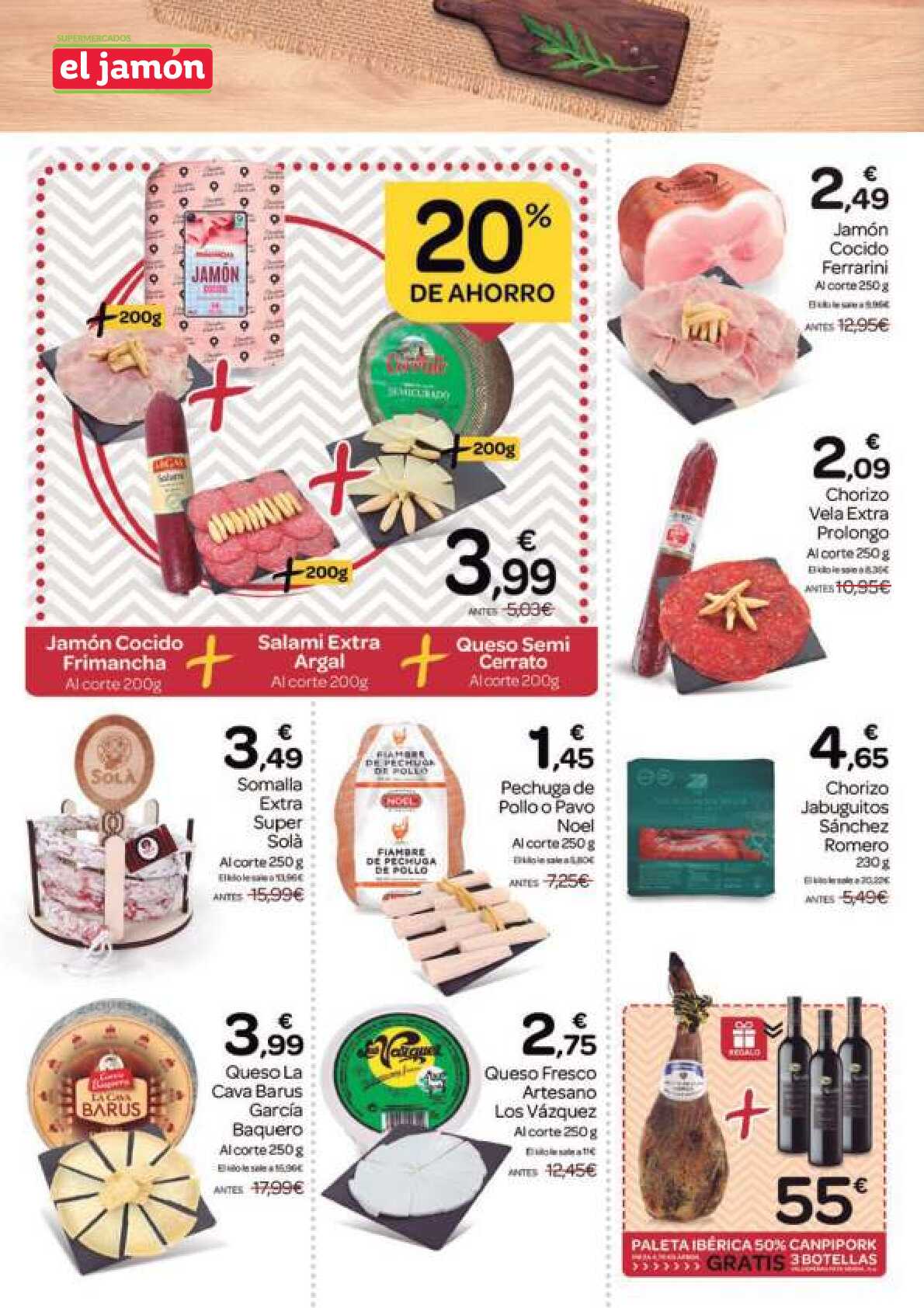 Catálogo de ofertas El Jamón. Página 18