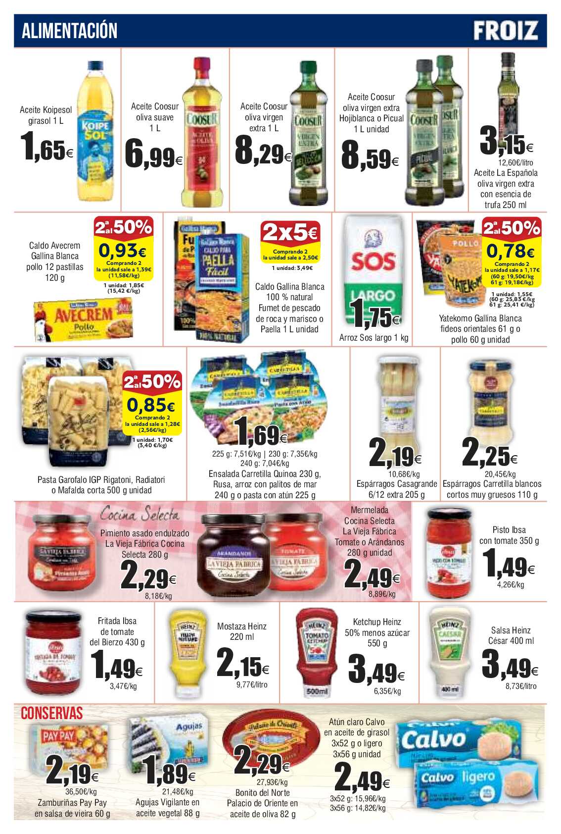 Catálogo de ofertas supermercado Froiz. Página 08