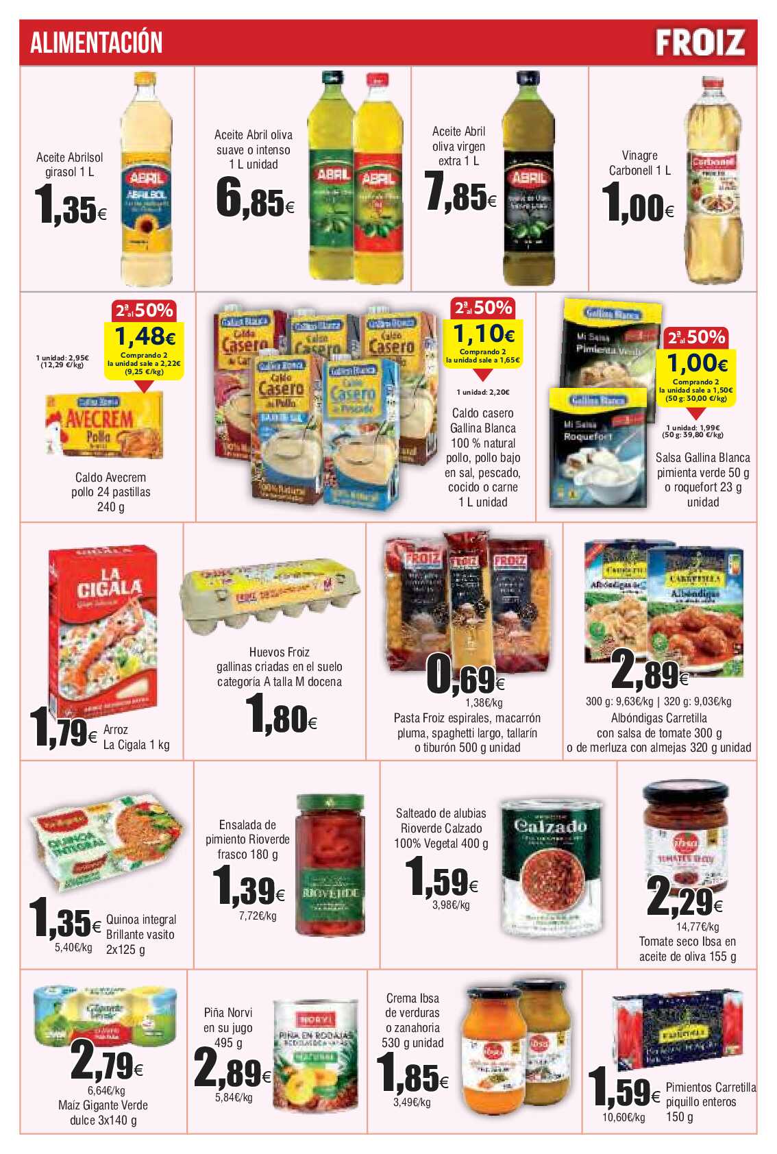 Ofertas supermercado Froiz. Página 08