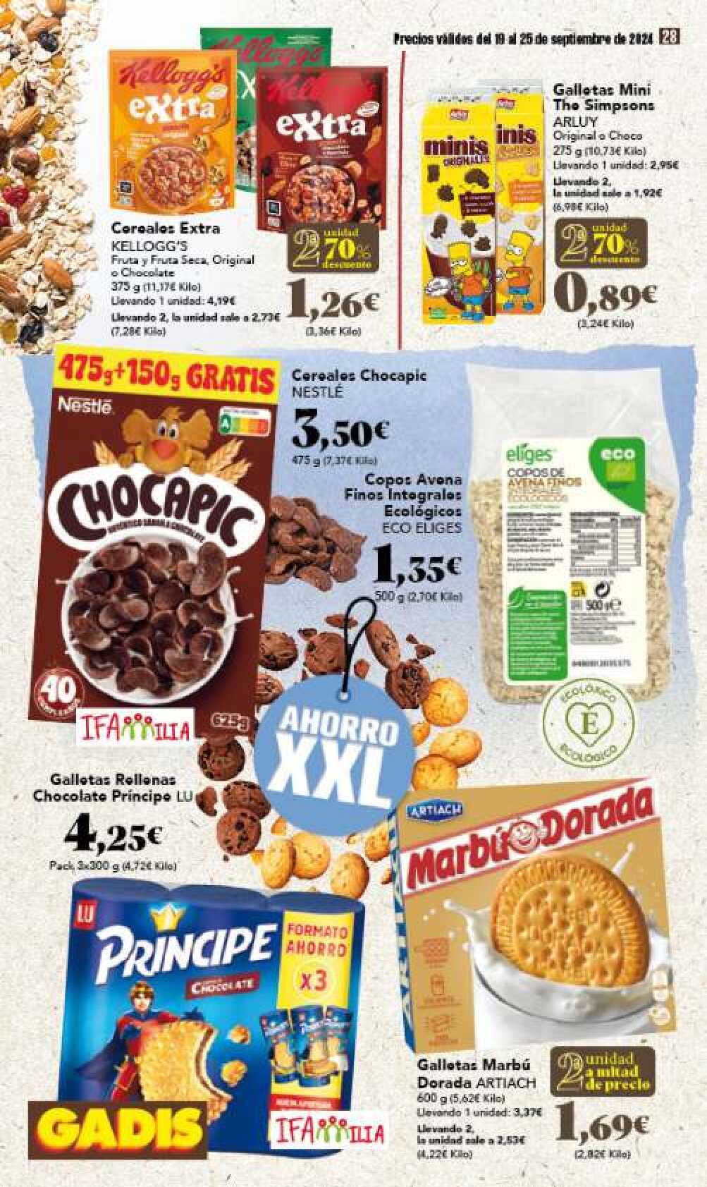 Ofertas semanales Gadis. Página 28