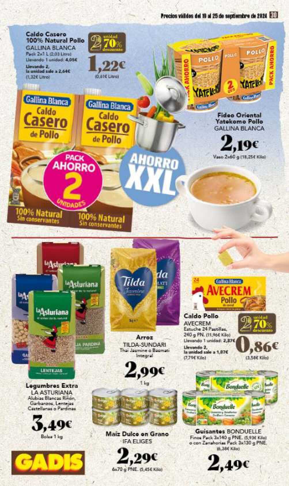 Ofertas semanales Gadis. Página 30