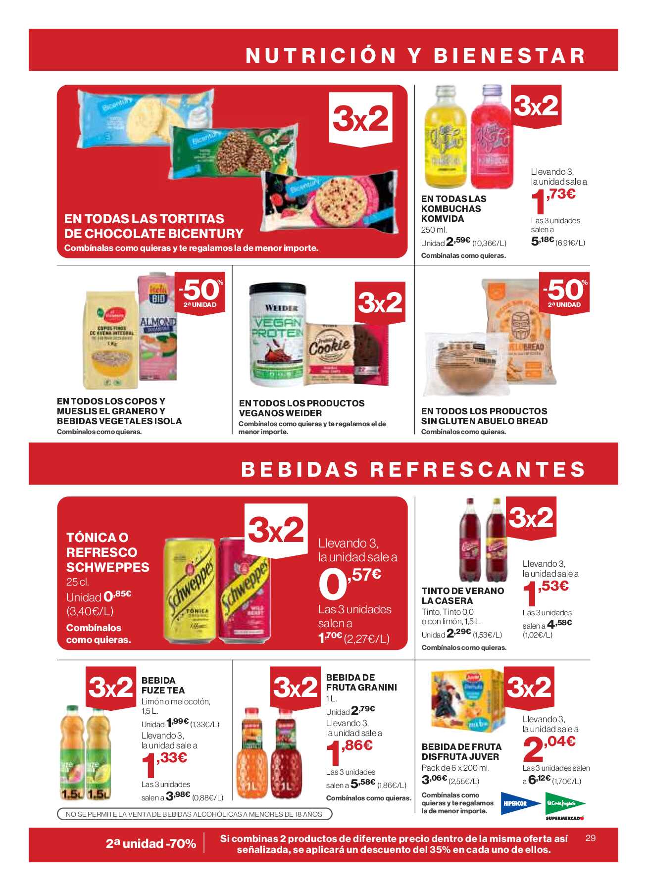 3x2 en más de 5.000 productos Hipercor. Página 31