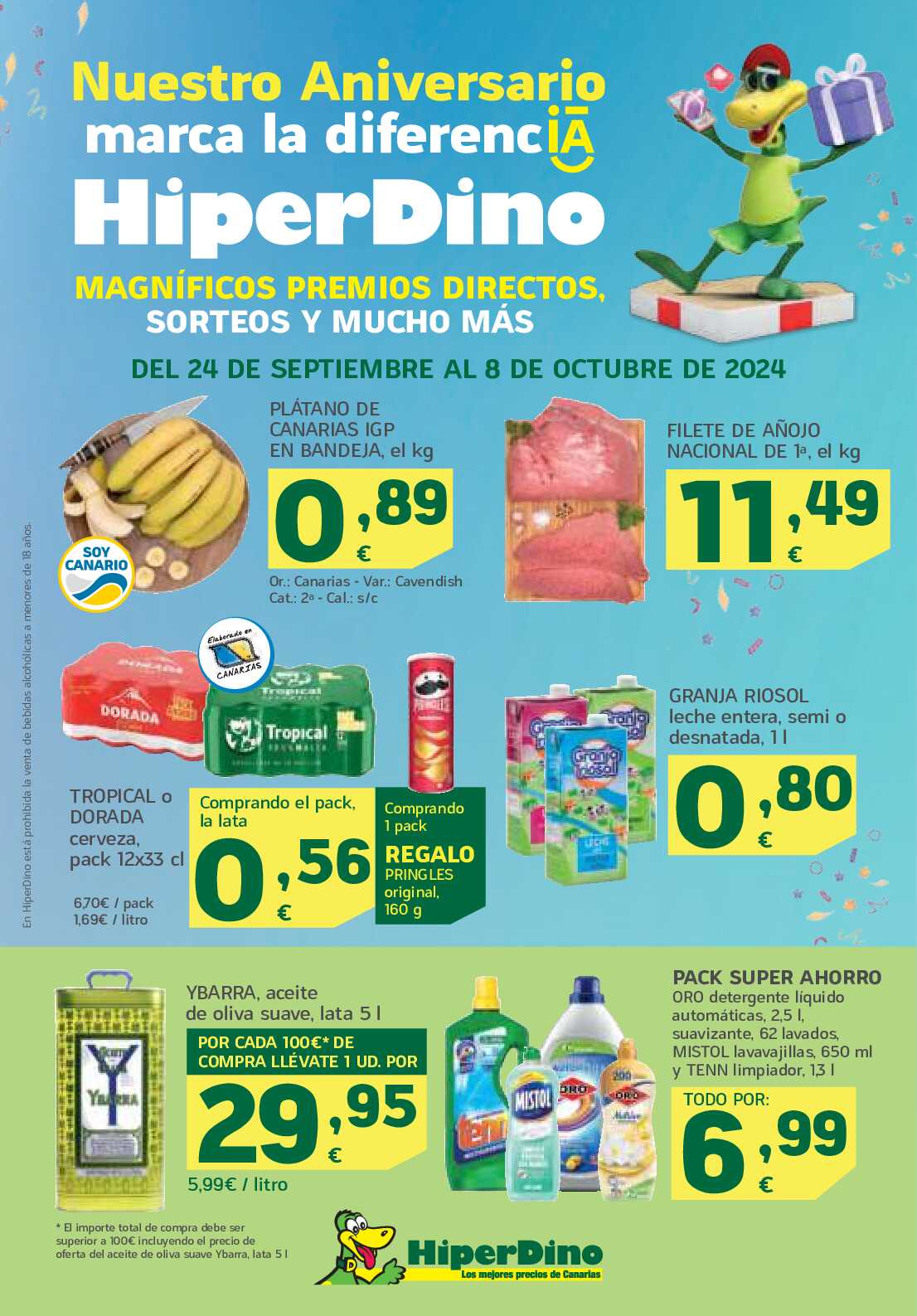 Ofertas quincenales HiperDino. Página 01