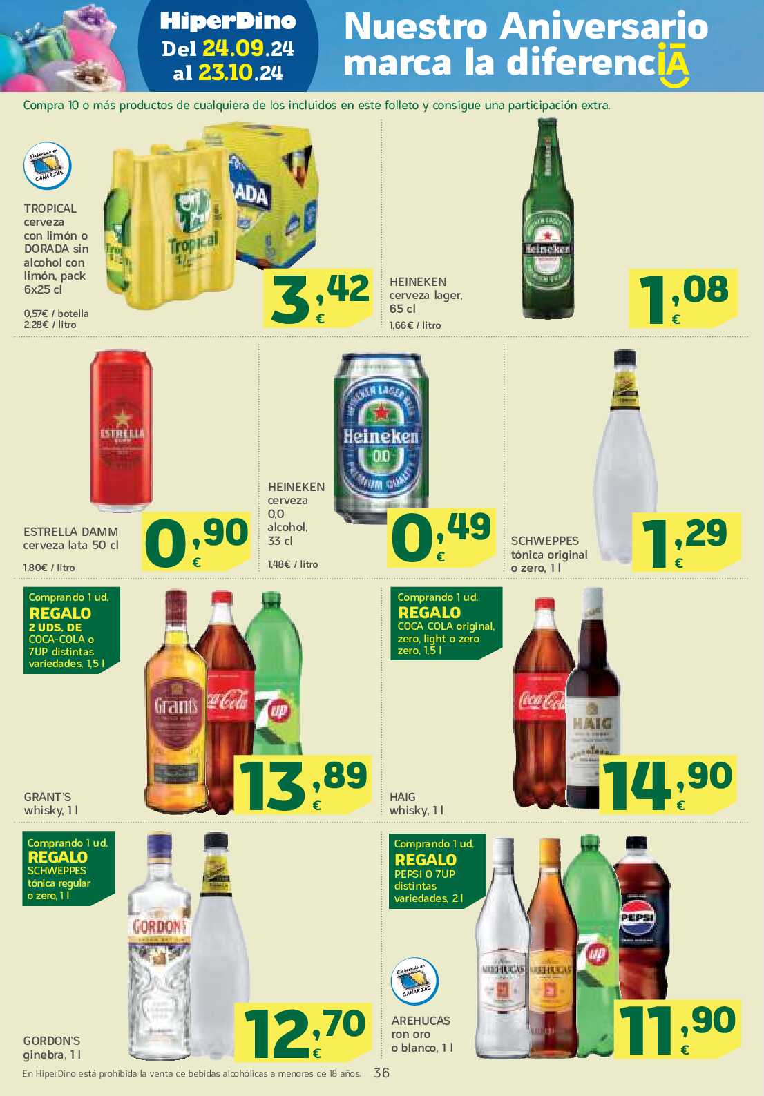 Ofertas quincenales HiperDino. Página 36