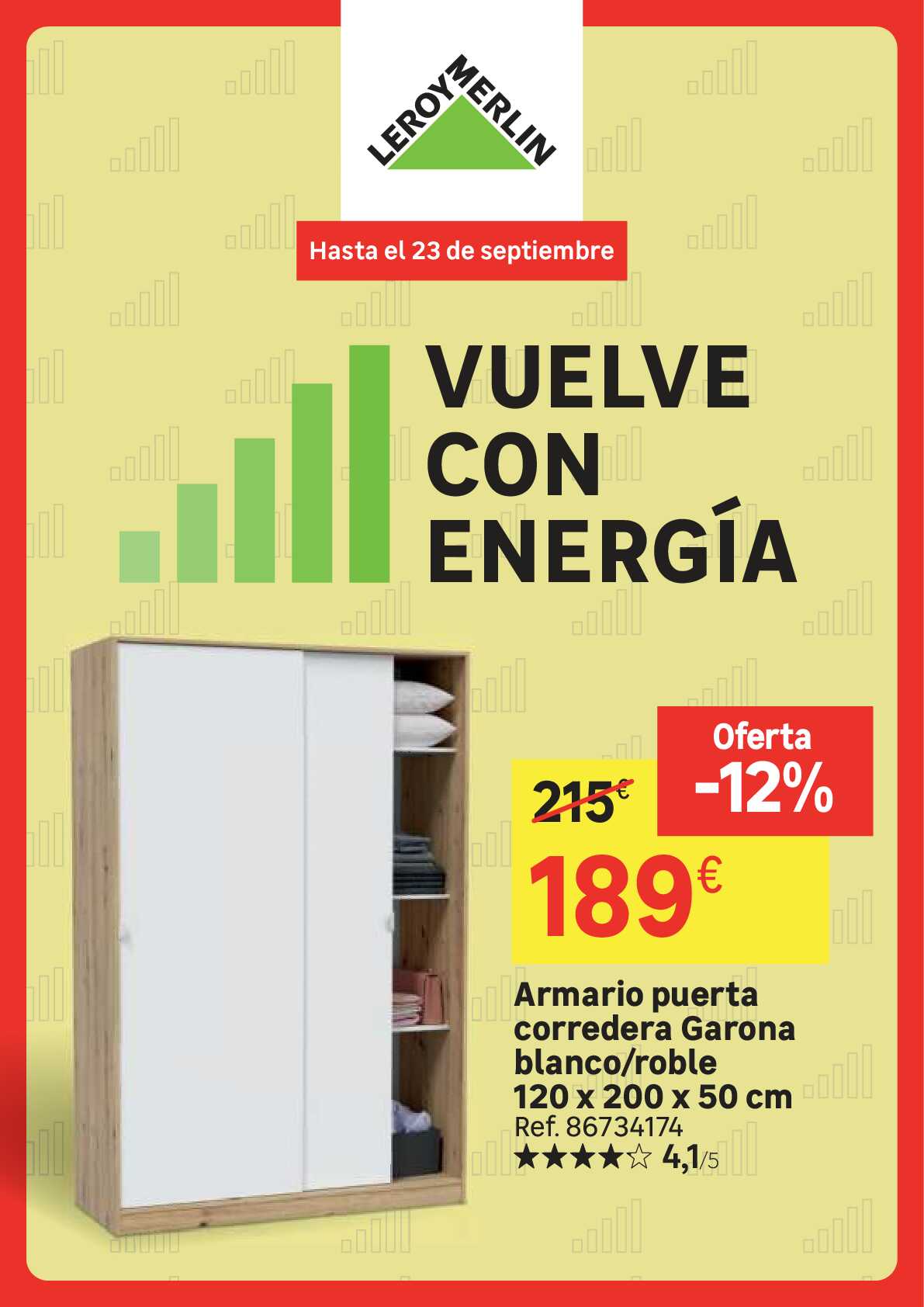 Vuelve con energía. Ofertas hasta -30% Leroy Merlin. Página 02