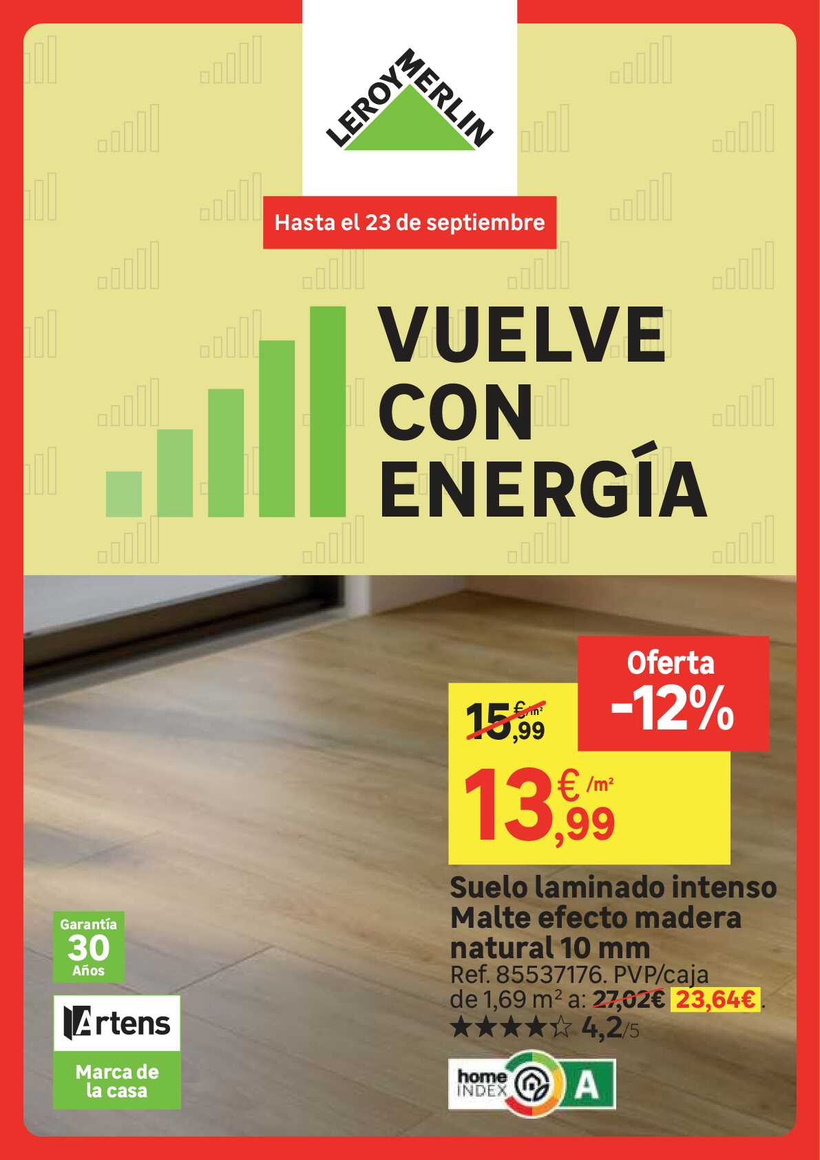 Vuelve con energía. Ofertas hasta -30% Leroy Merlin. Página 03