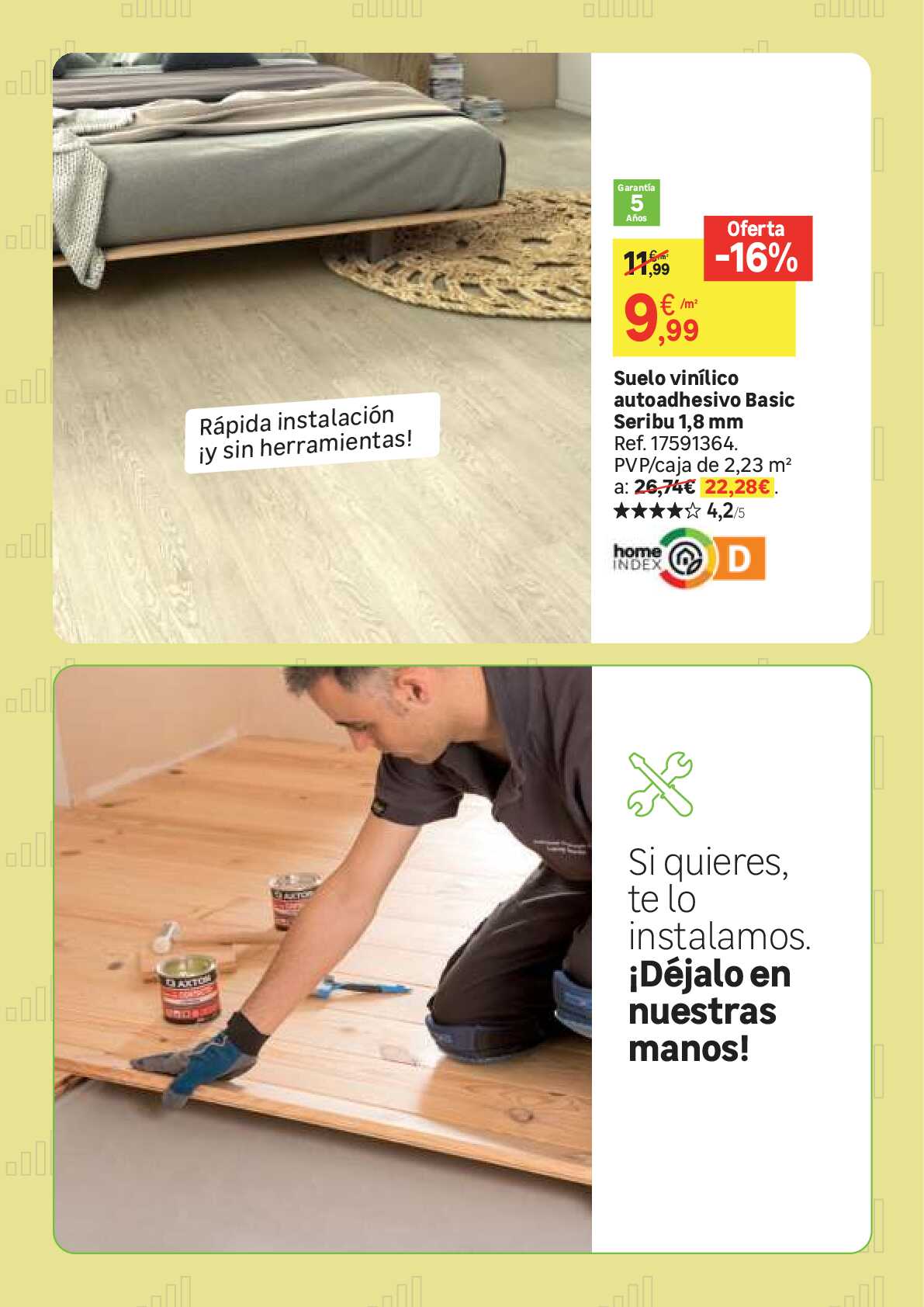 Vuelve con energía. Ofertas hasta -30% Leroy Merlin. Página 07