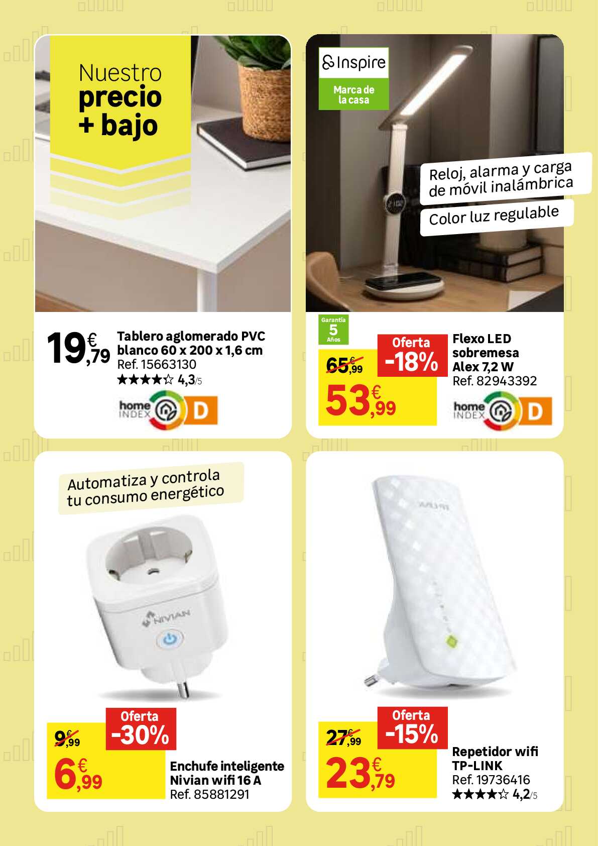 Vuelve con energía. Ofertas hasta -30% Leroy Merlin. Página 22