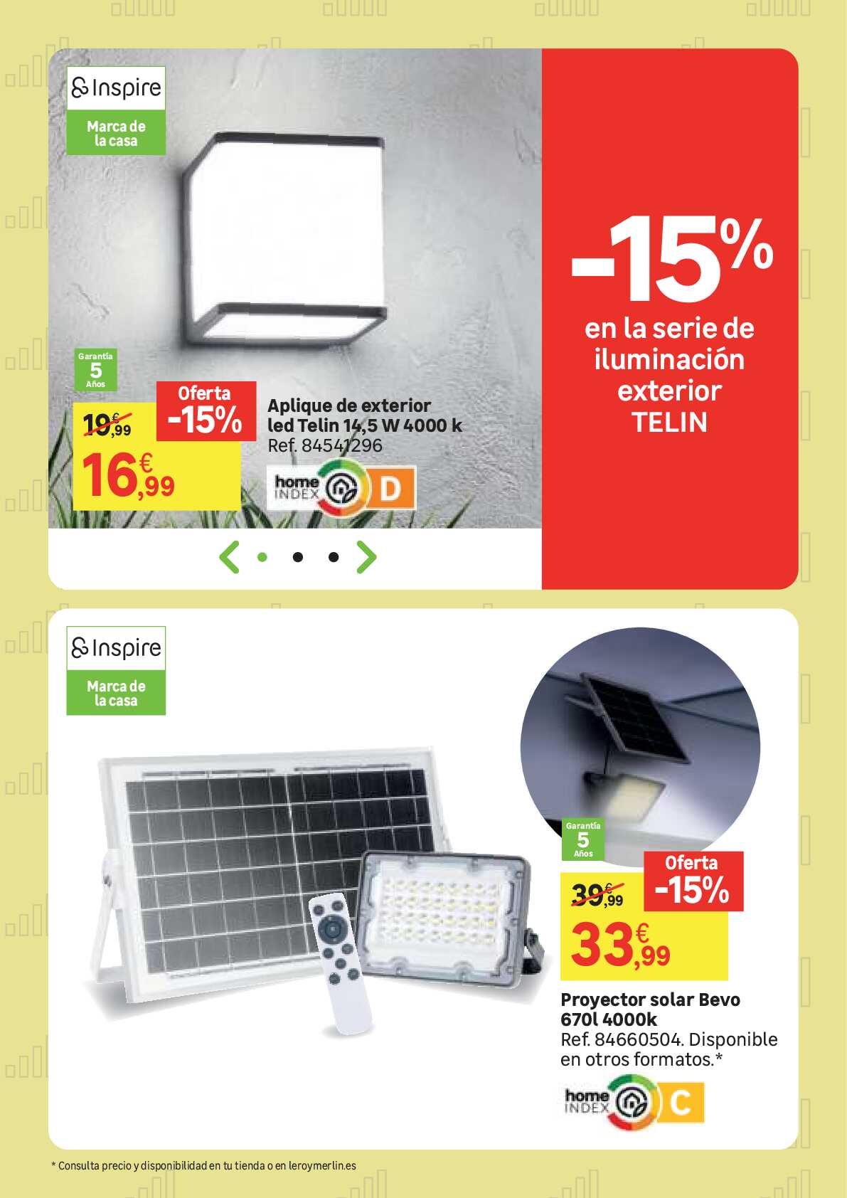 Vuelve con energía. Ofertas hasta -30% Leroy Merlin. Página 87