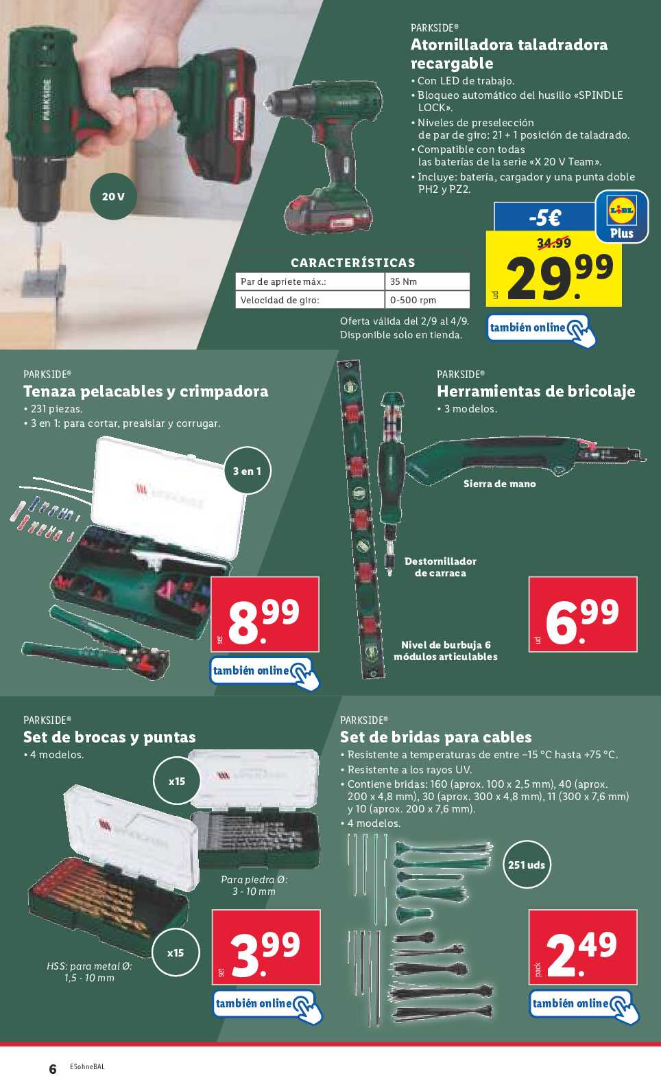 Folleto bazar Lidl. Página 06