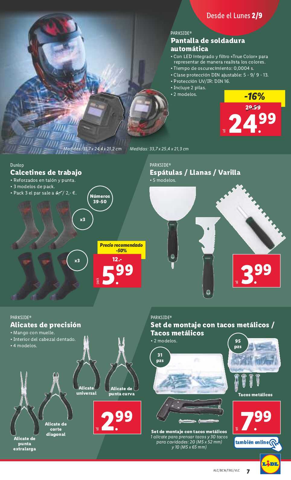 Folleto bazar Lidl. Página 07