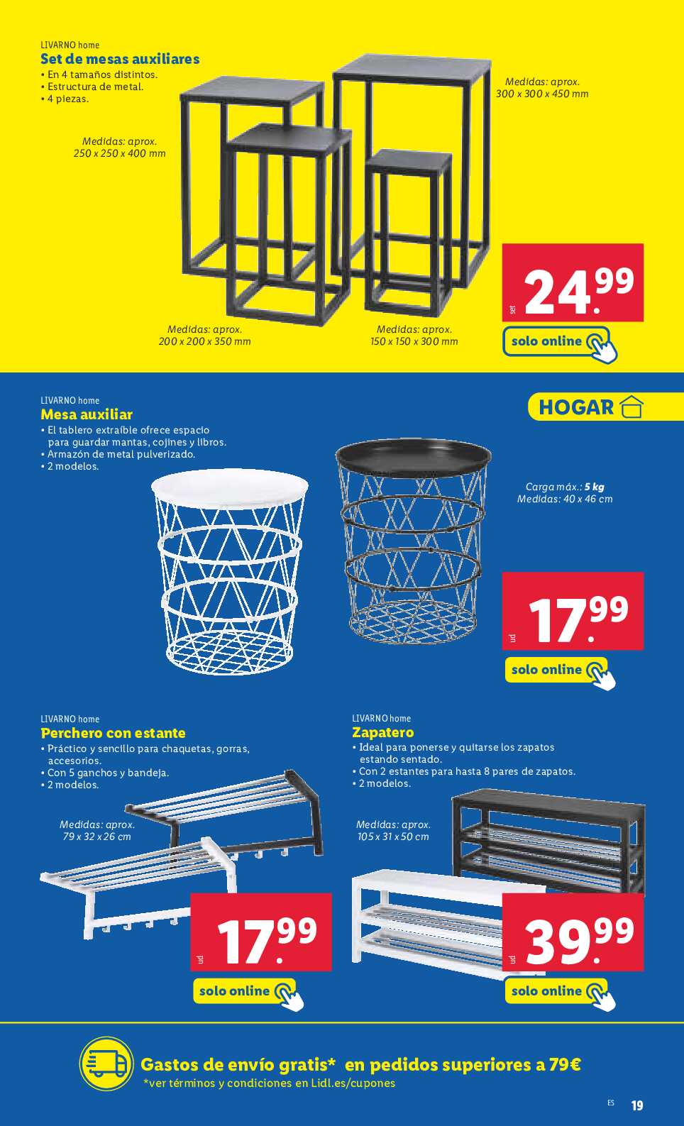 Folleto bazar Lidl. Página 19