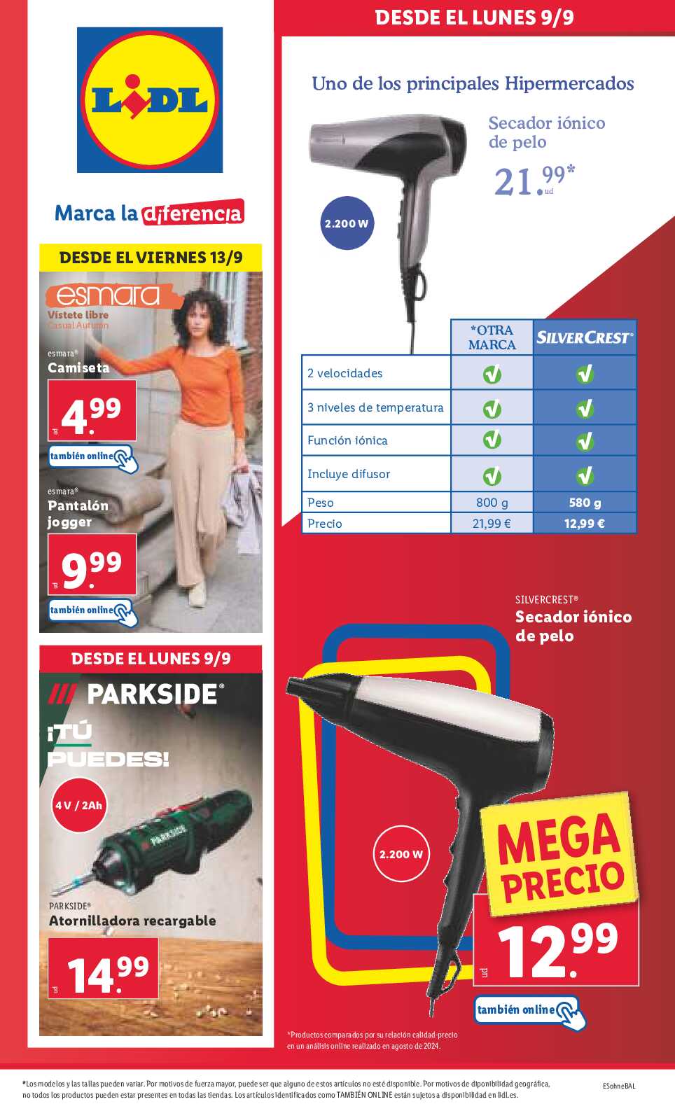 Folleto bazar Lidl. Página 01