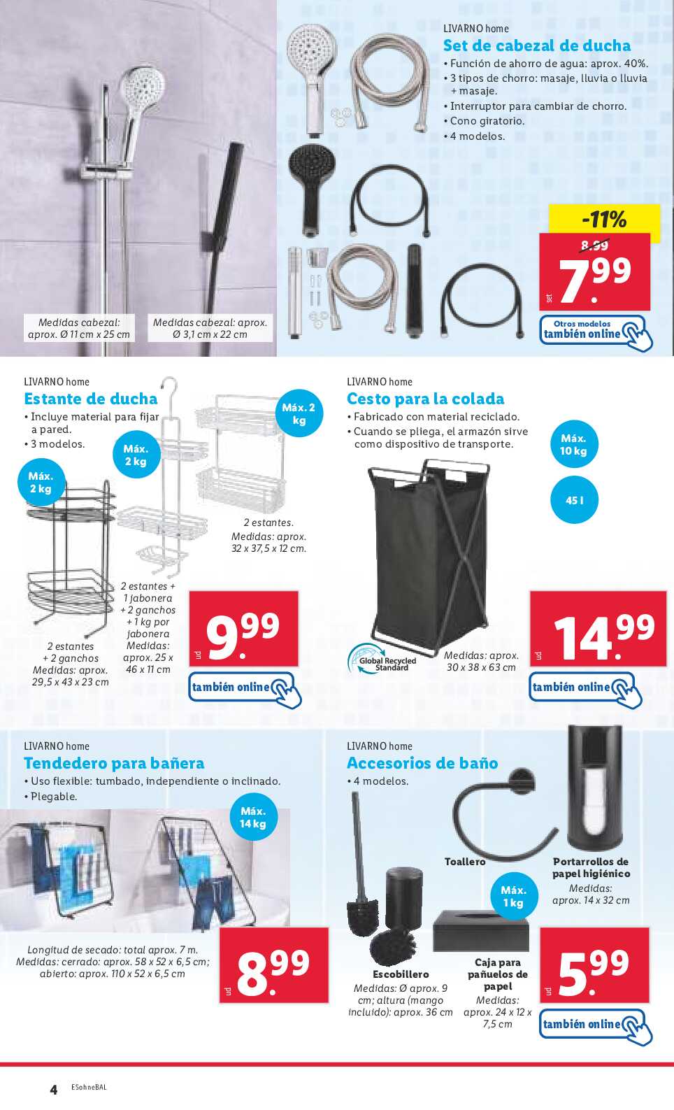 Folleto bazar Lidl. Página 04