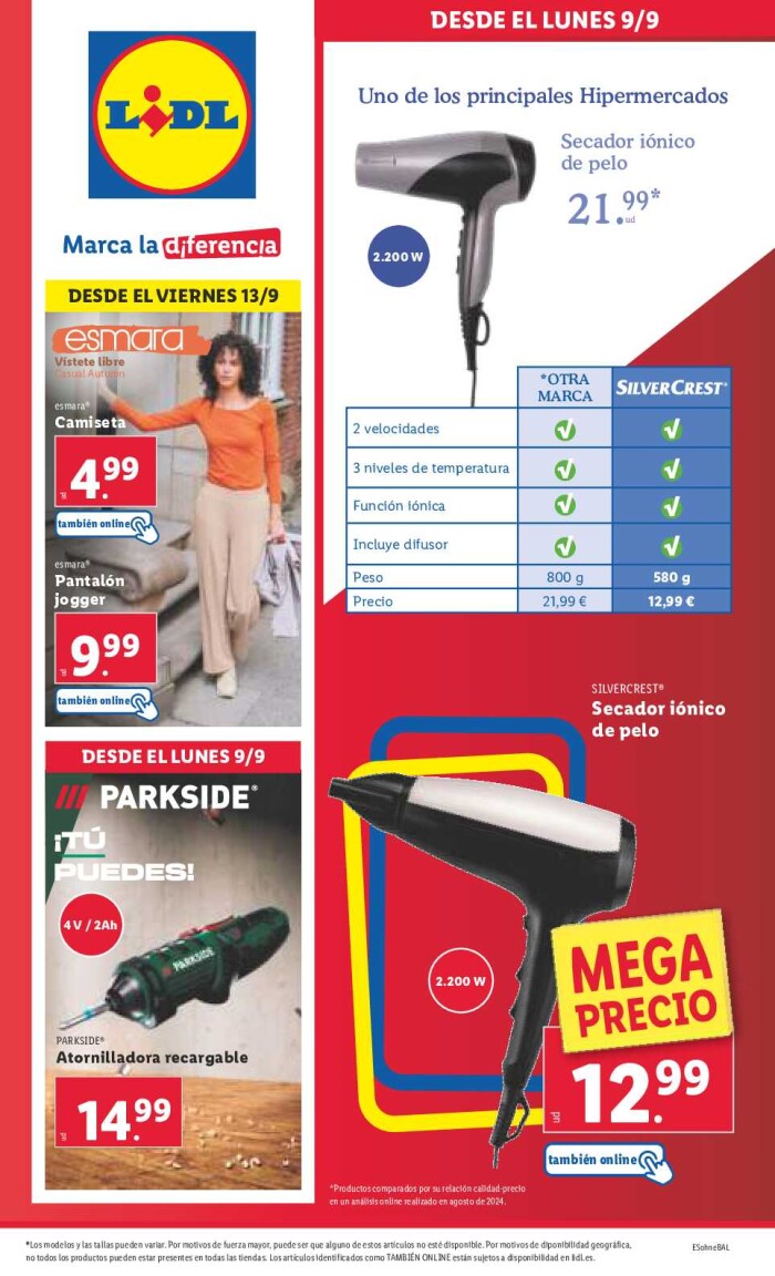 Lidl. Folleto bazar