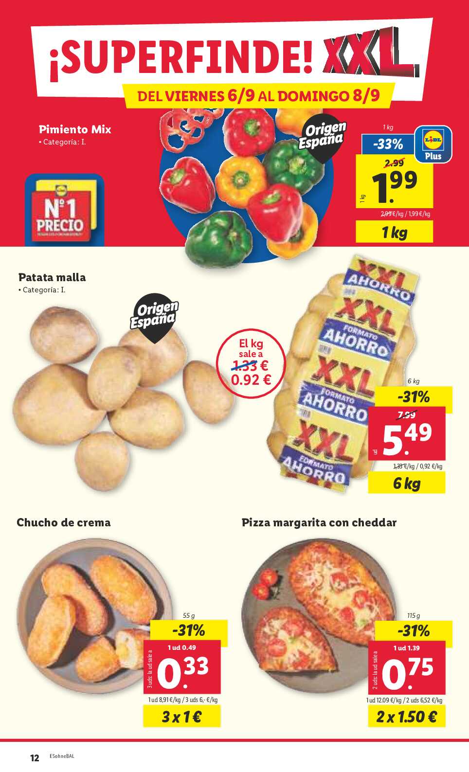 Folleto semanal Lidl. Página 12