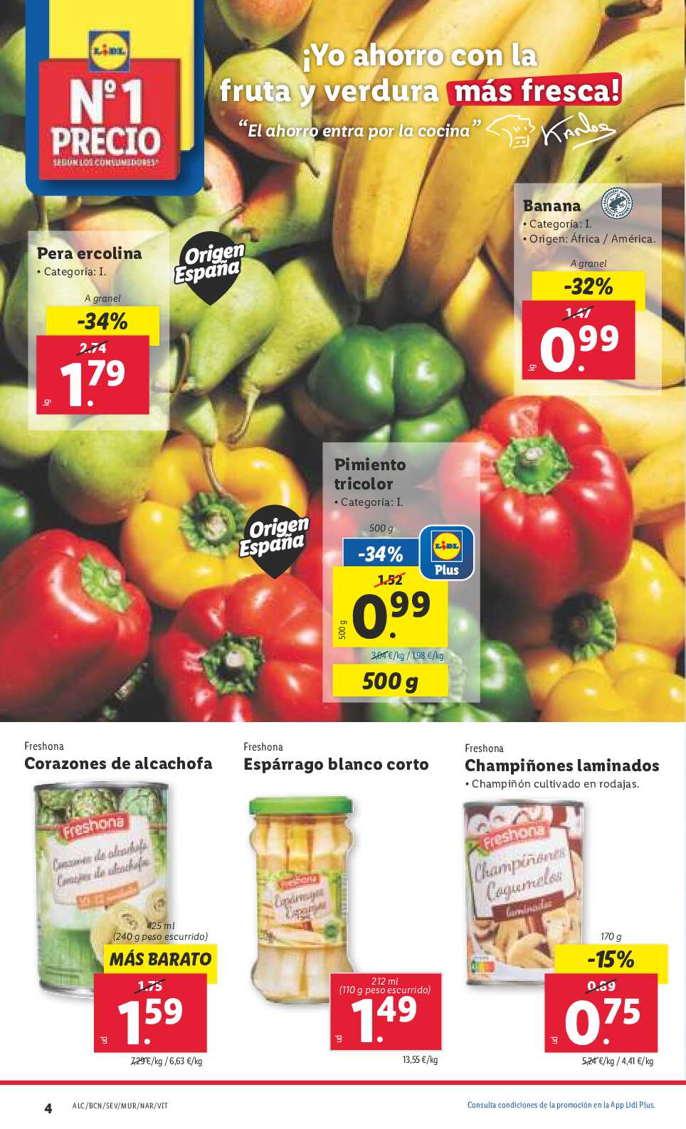 Folleto semanal Lidl. Página 04