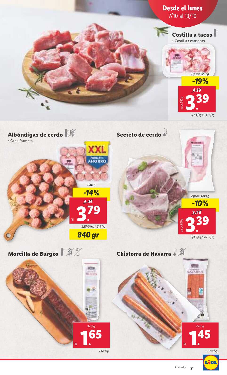 Folleto semanal Lidl. Página 07