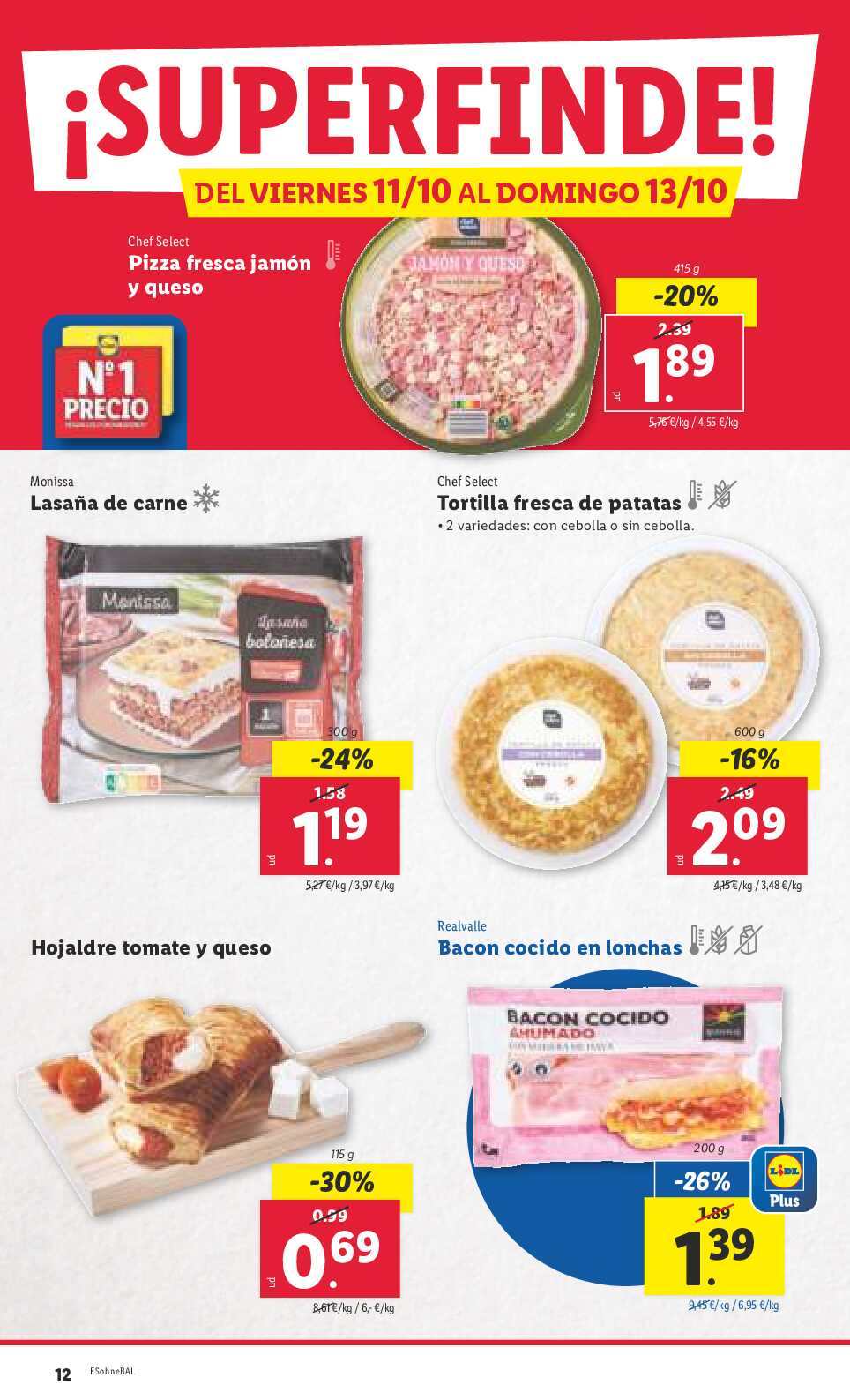 Folleto semanal Lidl. Página 12