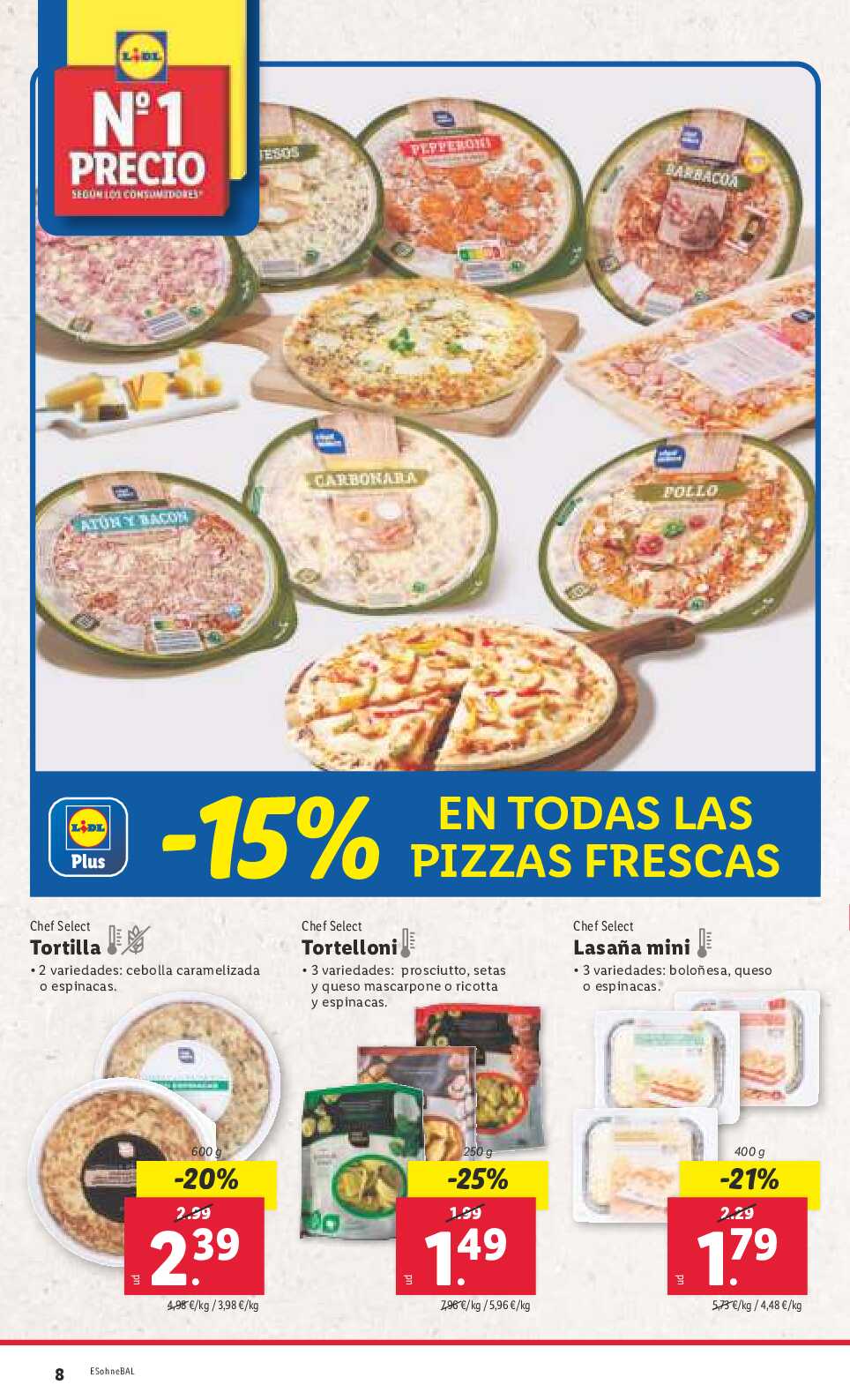 Folleto semanal Lidl. Página 08