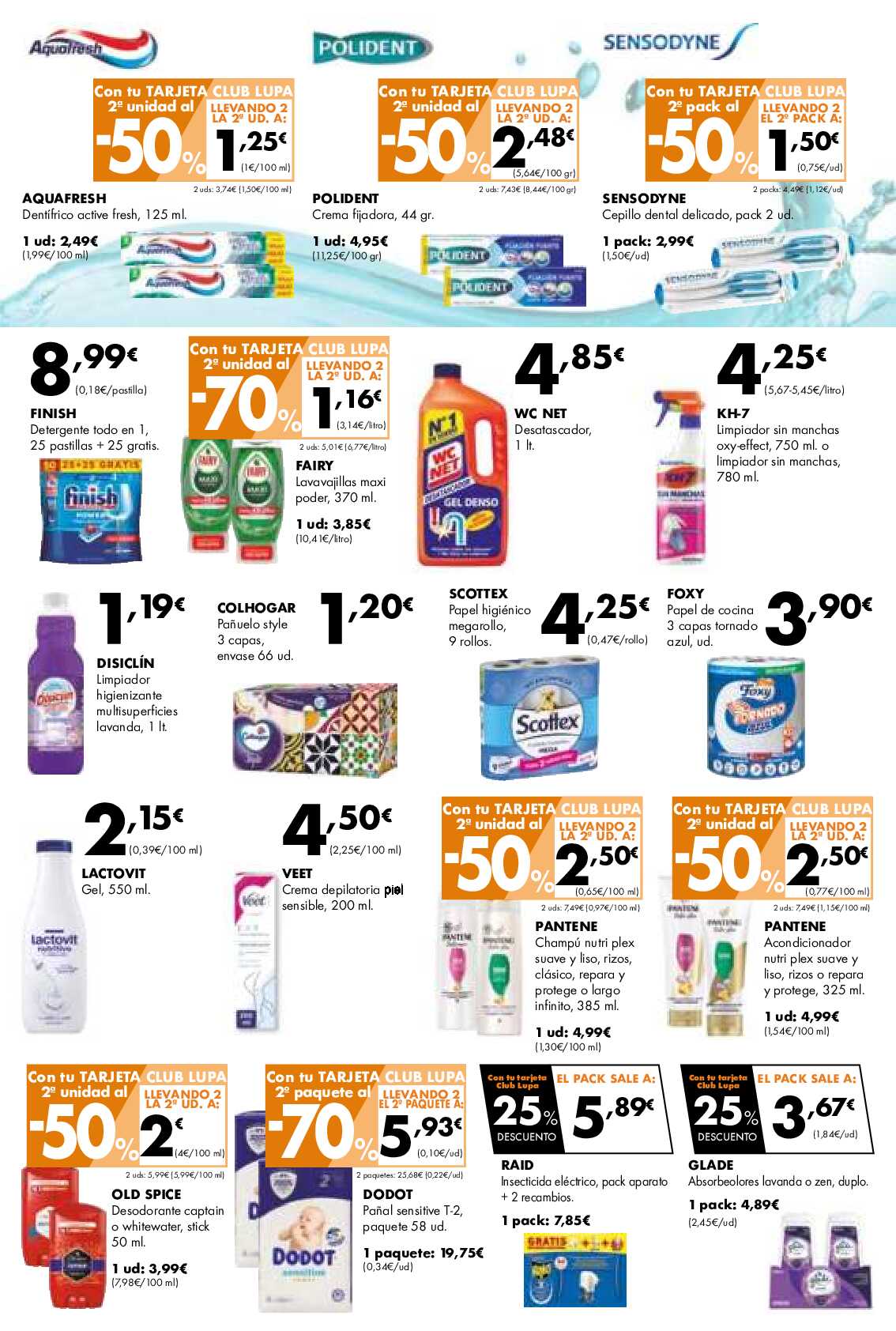 Ofertas quincenales Lupa. Página 12