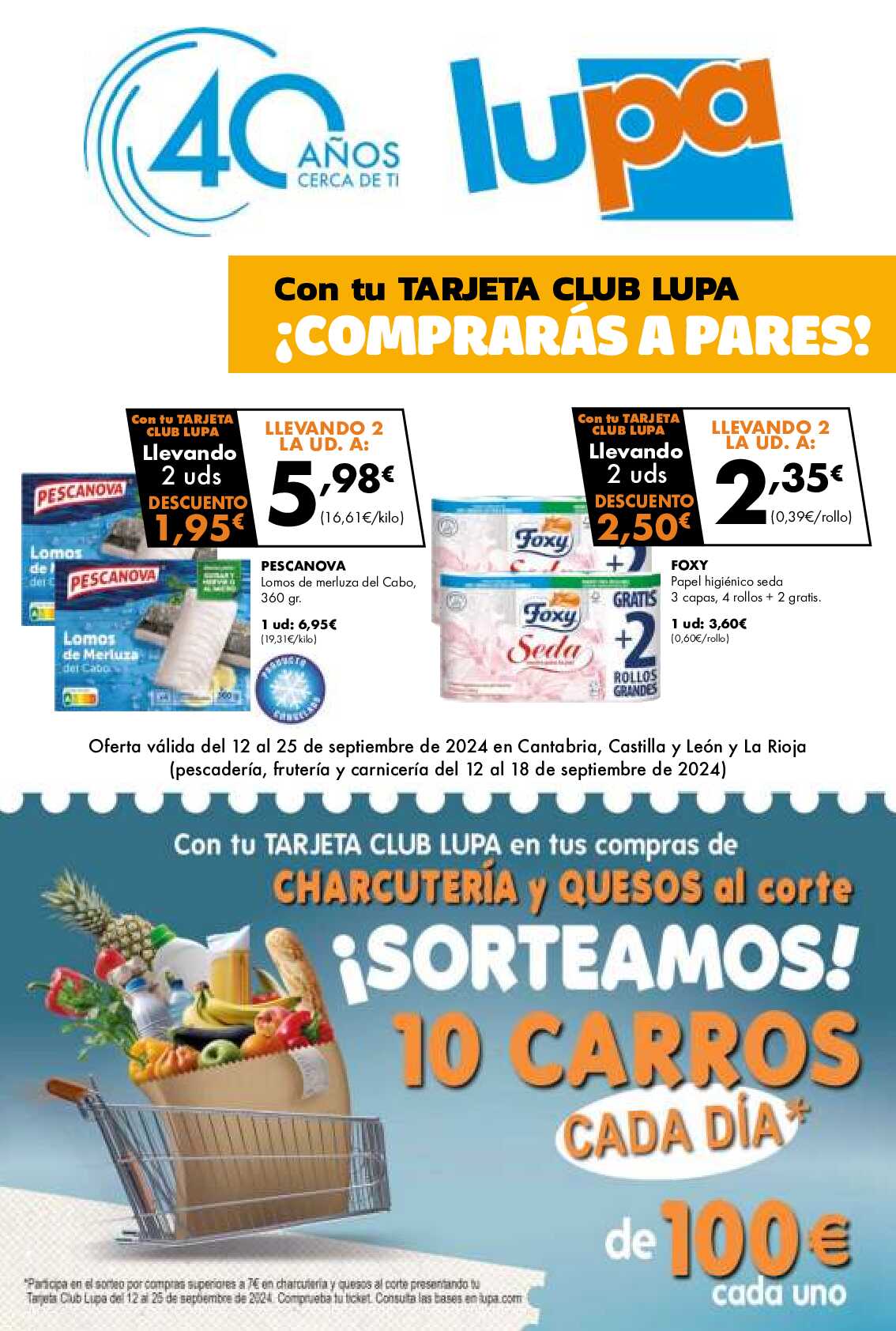 Ofertas supermercado Lupa. Página 01