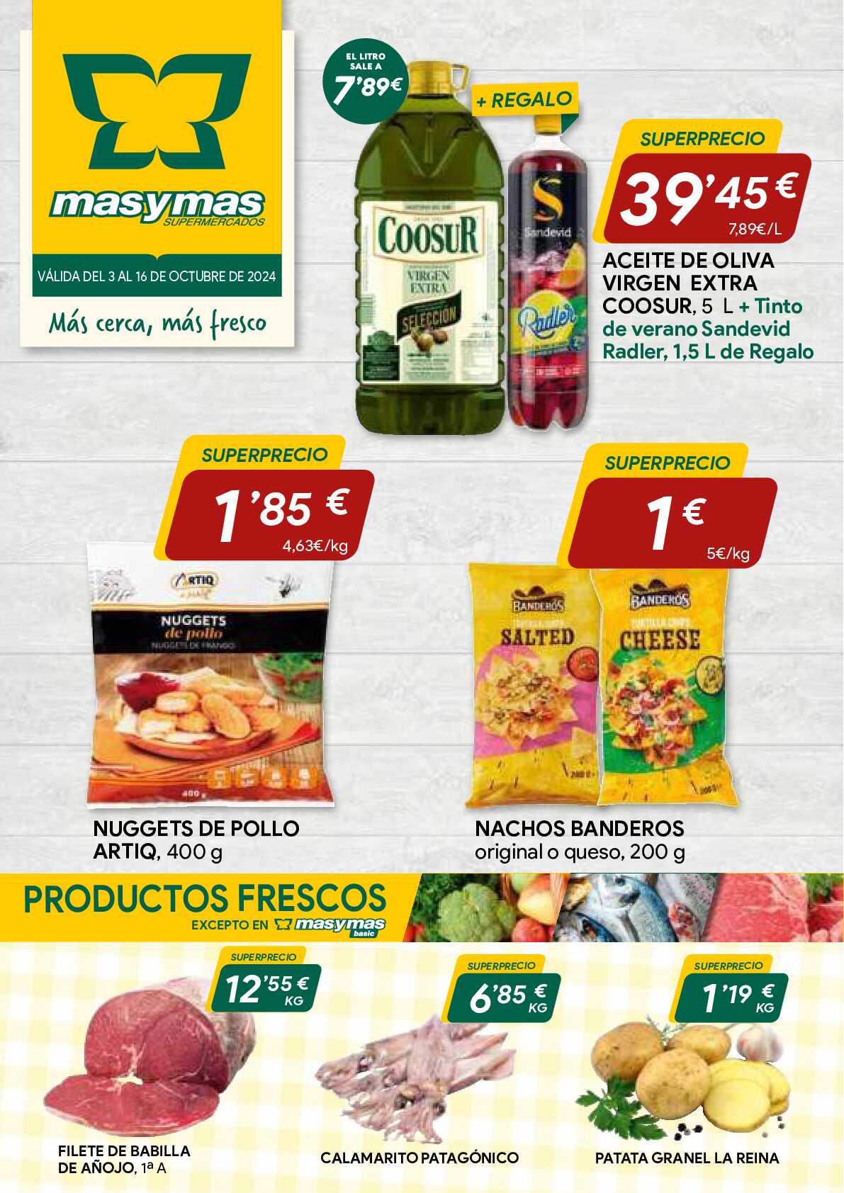 Ofertas quincenales Masymas. Página 01