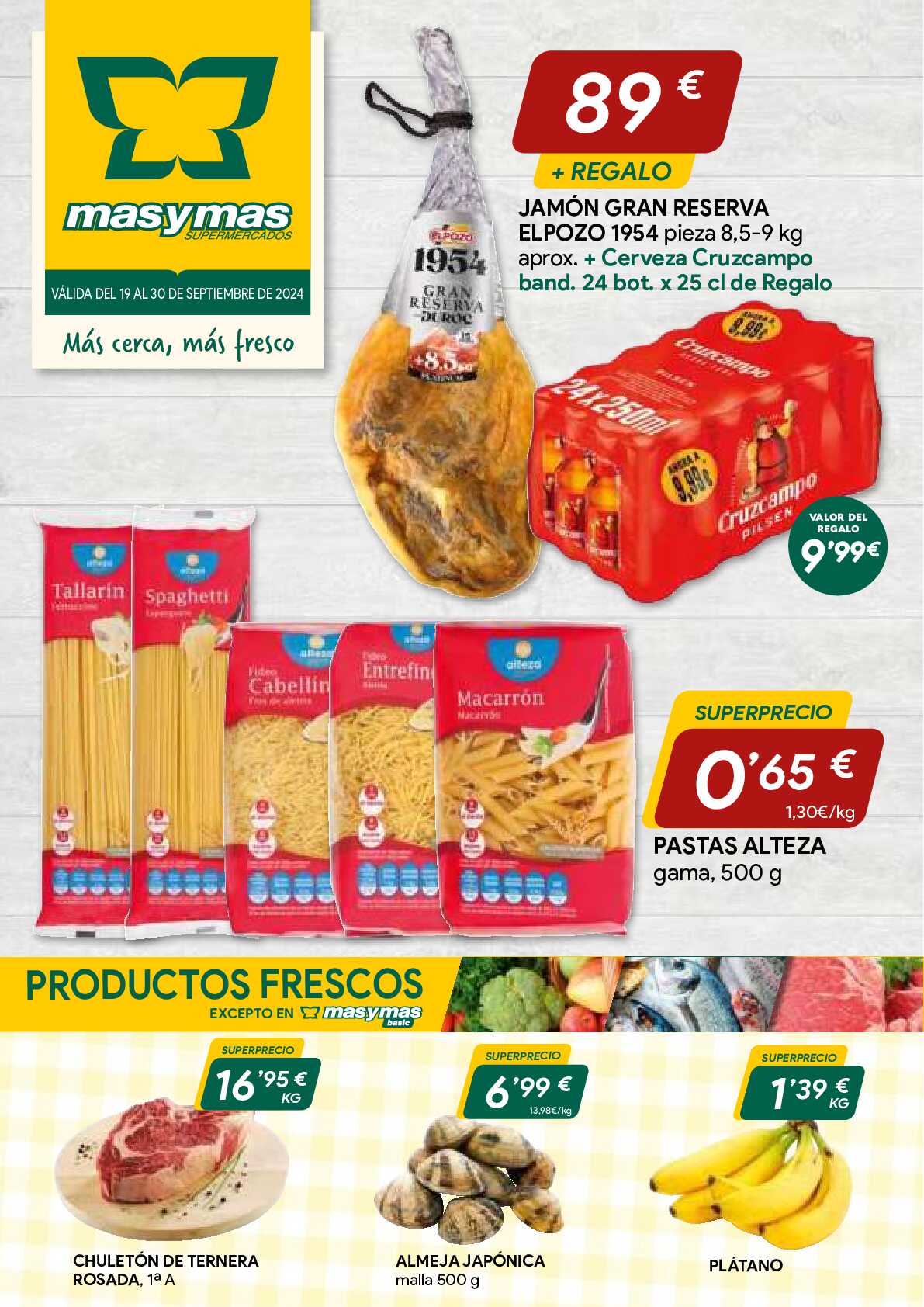 Ofertas quincenales Masymas. Página 01