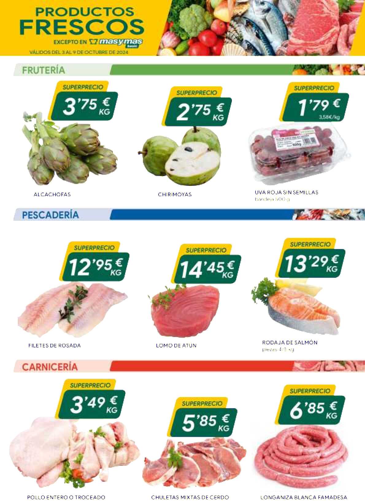 Ofertas semanales Masymas. Página 01