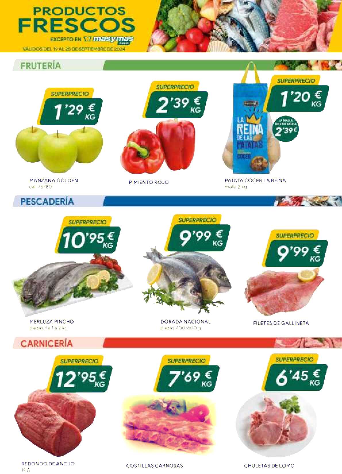 Ofertas semanales frescos Masymas. Página 01