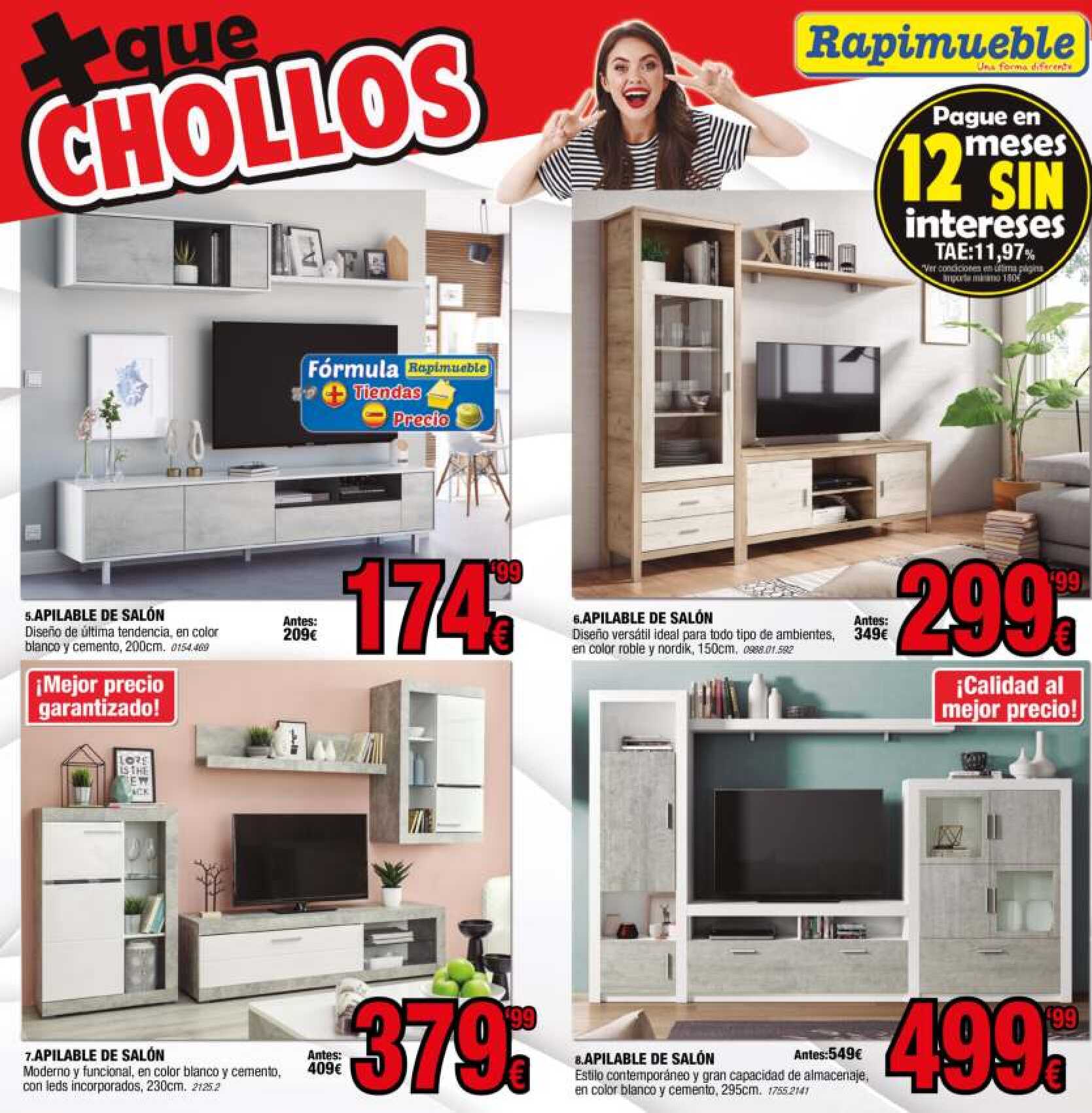 Ofertas septiembre. Más que chollos Rapimueble. Página 02