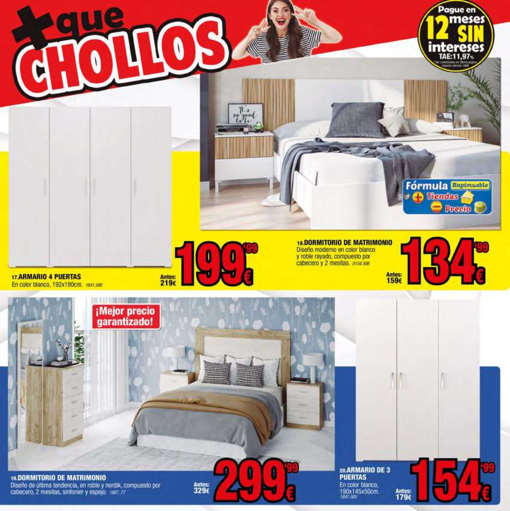 Ofertas septiembre. Más que chollos Rapimueble. Página 04