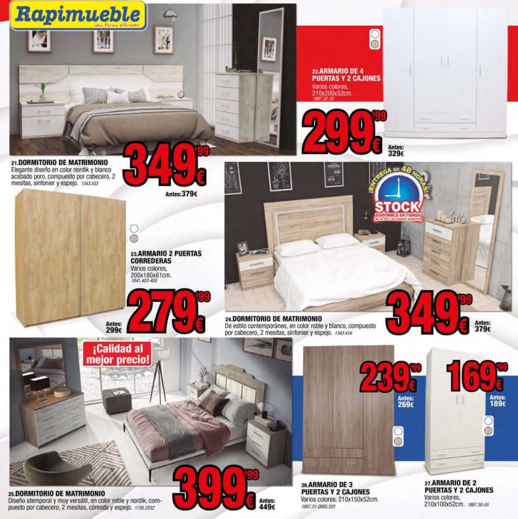 Ofertas septiembre. Más que chollos Rapimueble. Página 05