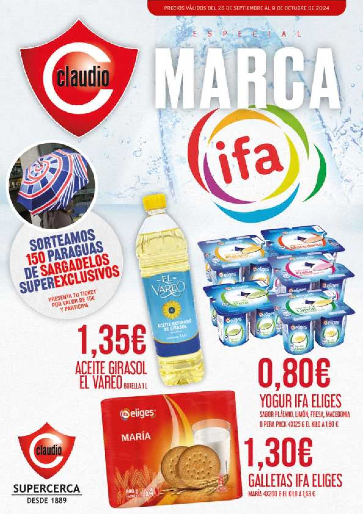 Catálogo de ofertas Supermercado Claudio. Página 01