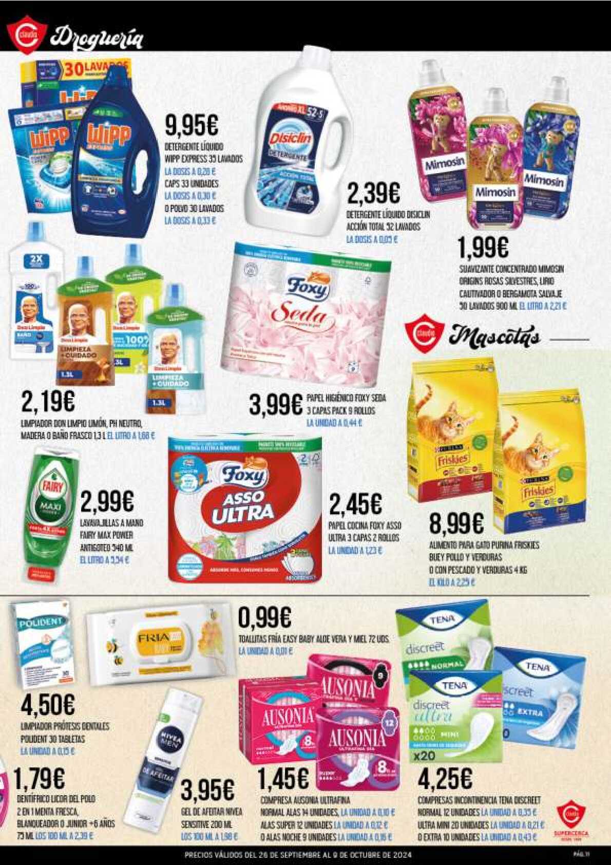 Catálogo de ofertas Supermercado Claudio. Página 11