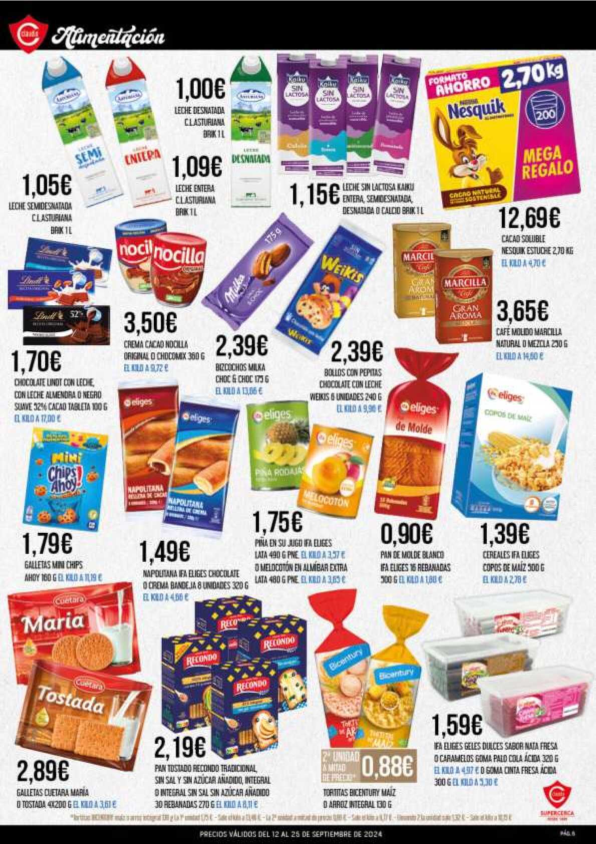 Catálogo de ofertas quincenales Supermercado Claudio. Página 05