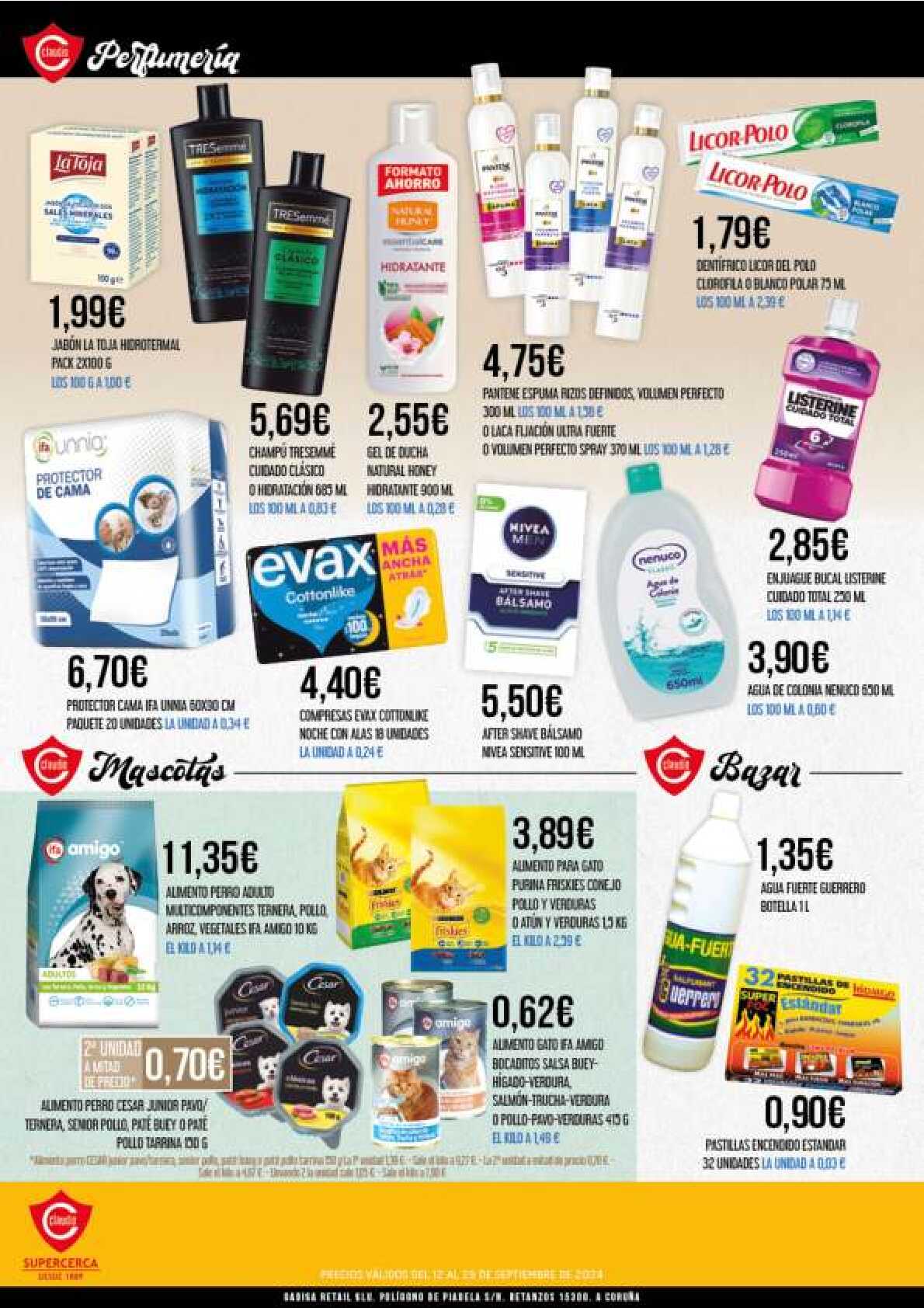 Catálogo de ofertas quincenales Supermercado Claudio. Página 08