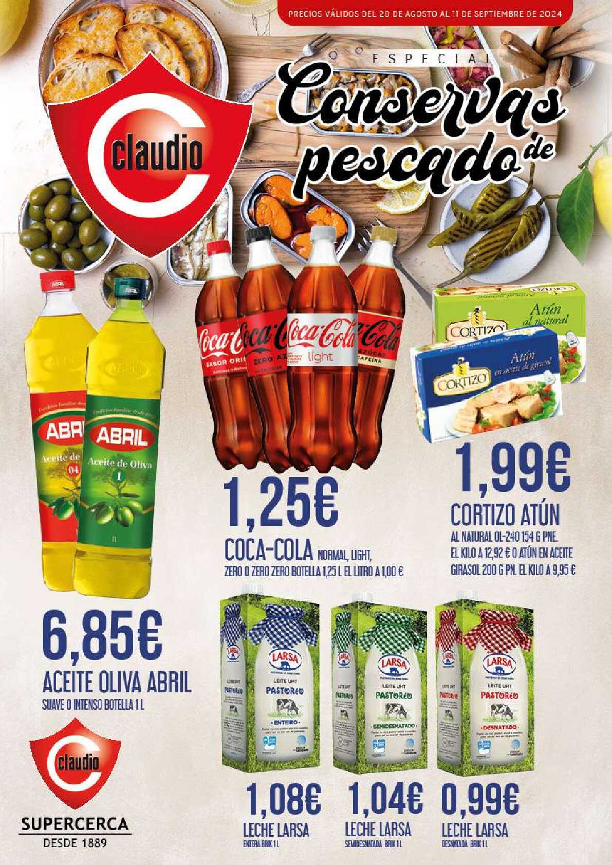 Ofertas quincenales Supermercado Claudio. Página 01